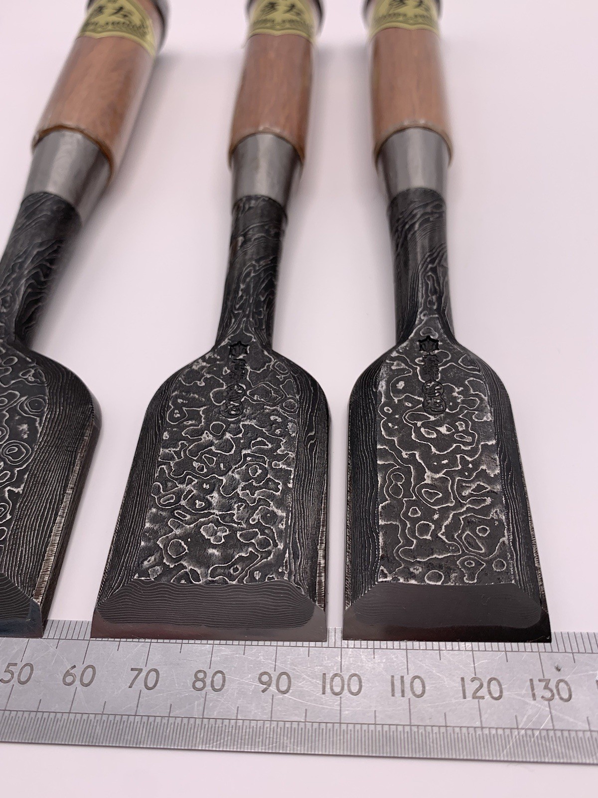 Tasai Mokume Oire Nomi Bench Chisel Set Of 10 – Boxed – Unused Japanese Tools