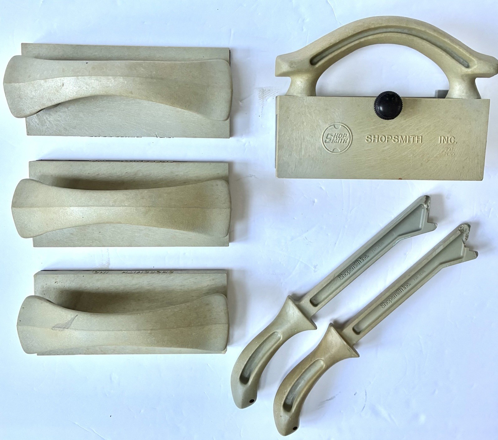 Vintage ShopSmith Mark V Safety Kit 6 pc. Push Stick Push Block Straddle Block