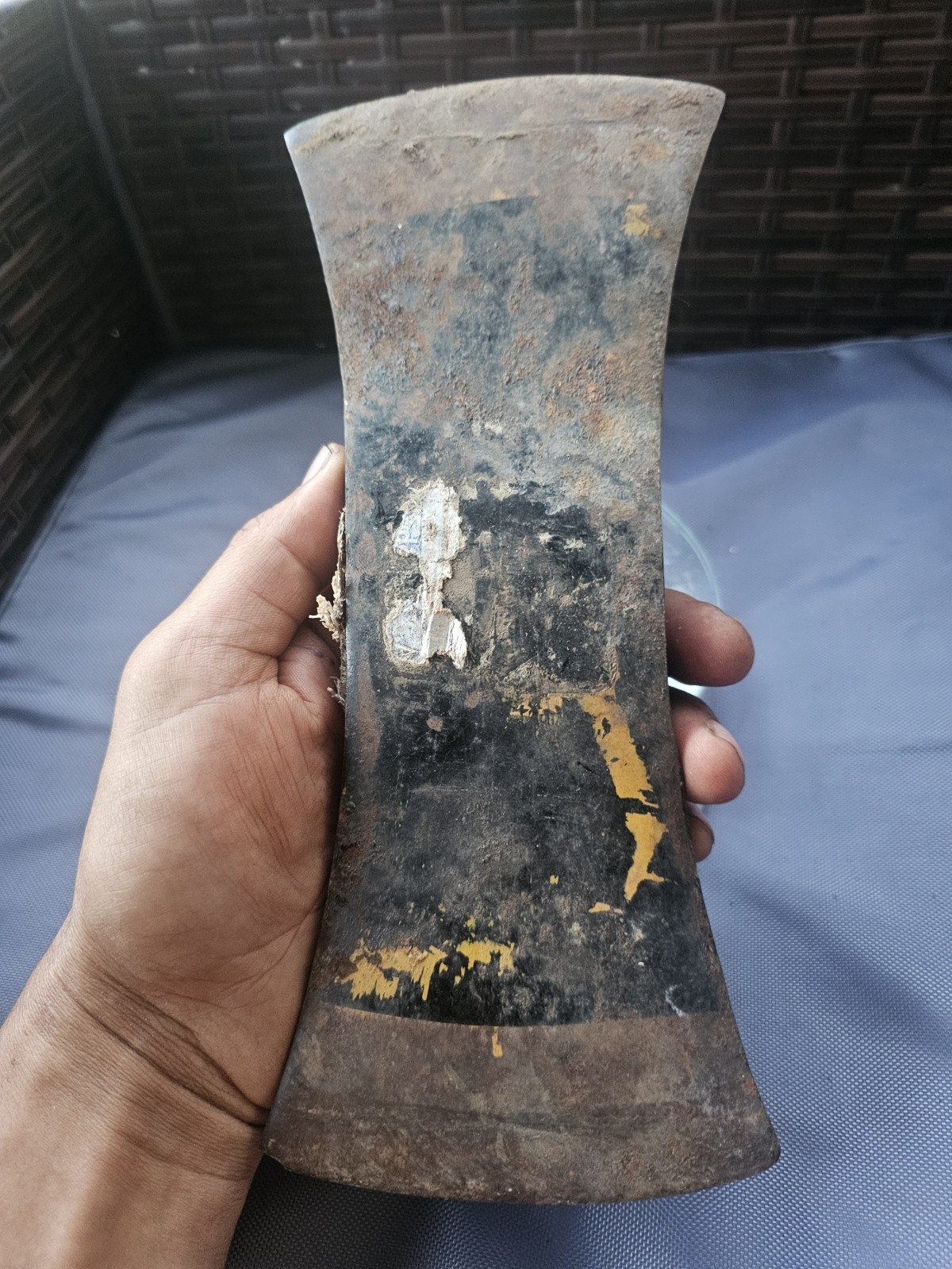 Vintage Unbranded Double Bit Axe, 3.8 Pounds Pre Owned Condition #8