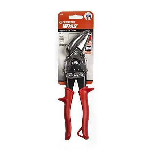 Crescent Wiss 9-1/4″ Metalmaster Offset Straight and Left Cut Aviation Snips –