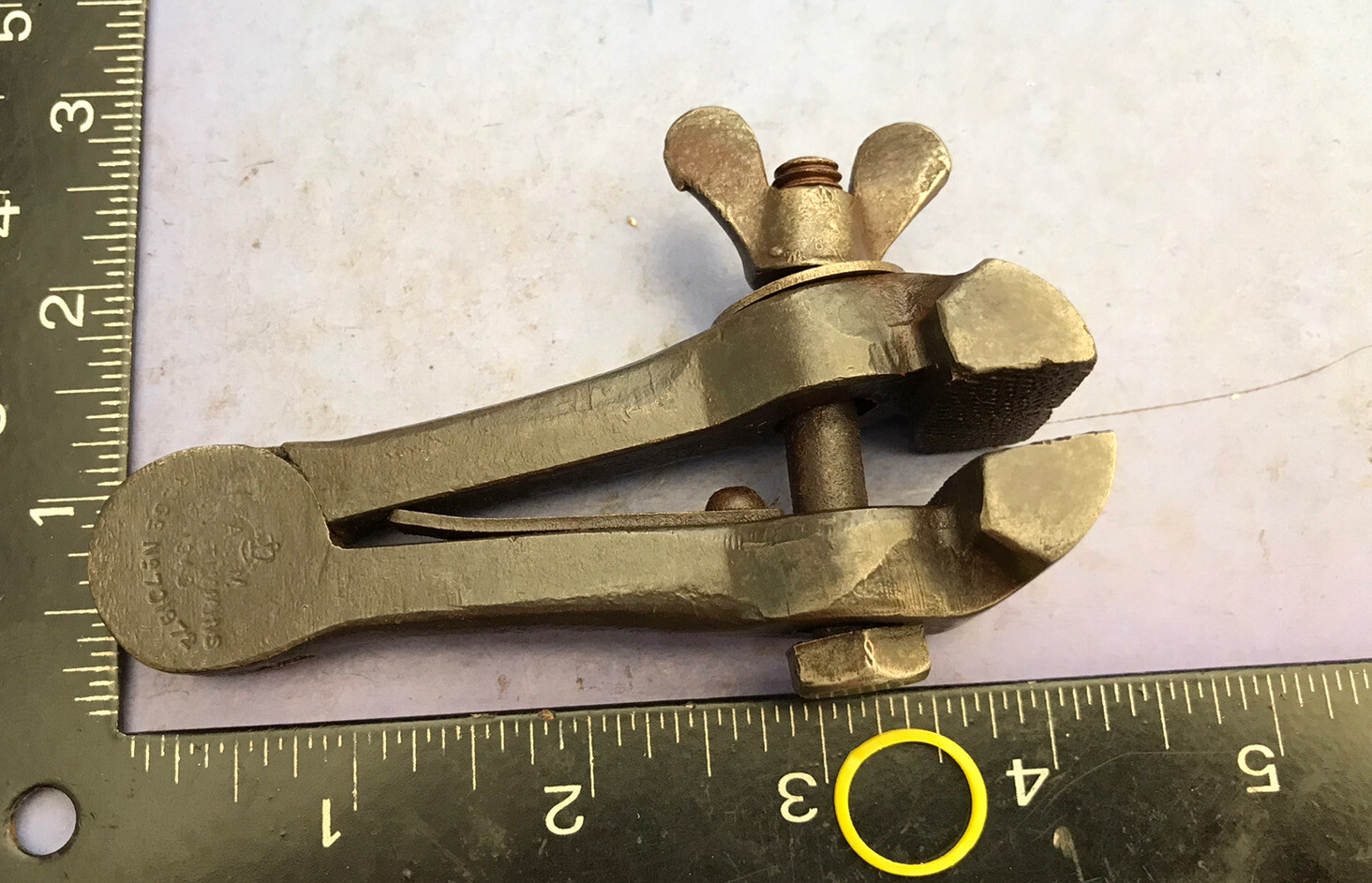 AM 1940 Wynn Timmins Gunsmith Artillery Handheld Vice 701972 Vintage Clamp 4”