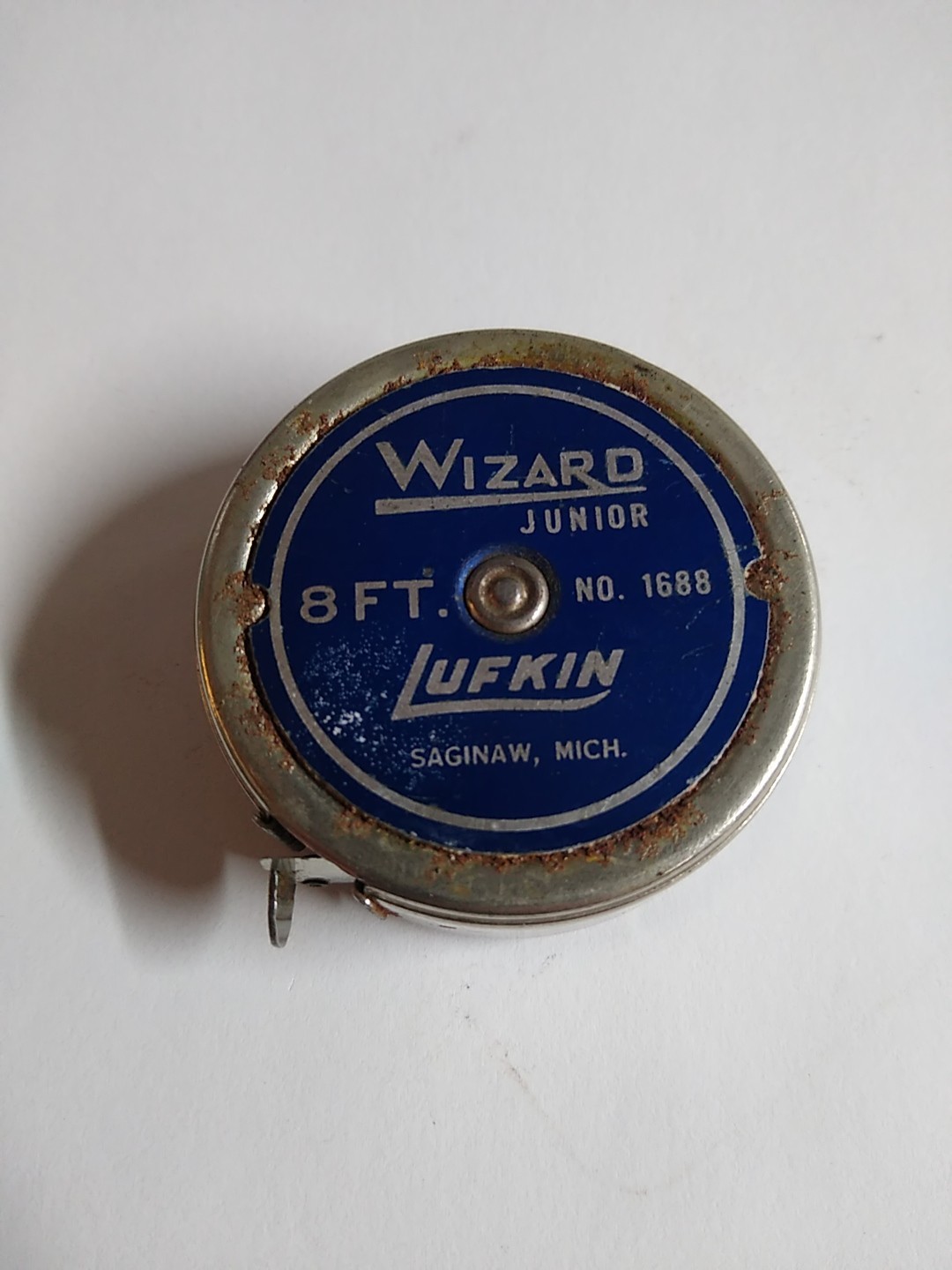 Lufkin Wizard Jr. 8′ Tape Measure 1688 Blue Saginaw Michigan