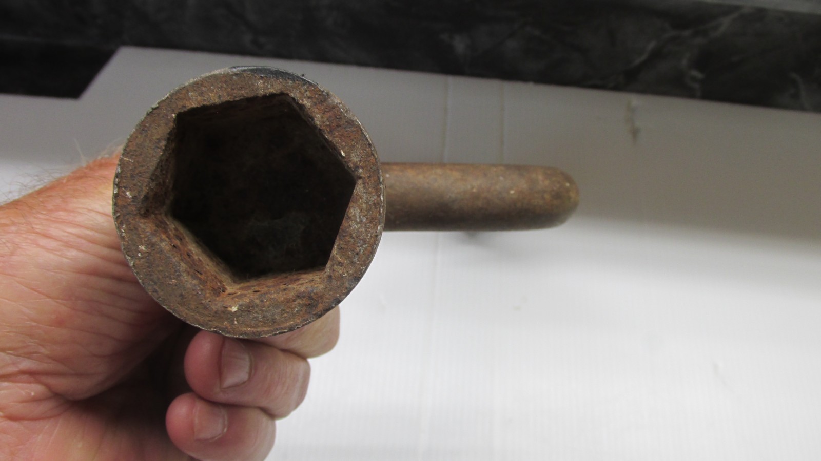 Old John Deere Tractor A G D ? Flywheel Nut S Wrench Socket