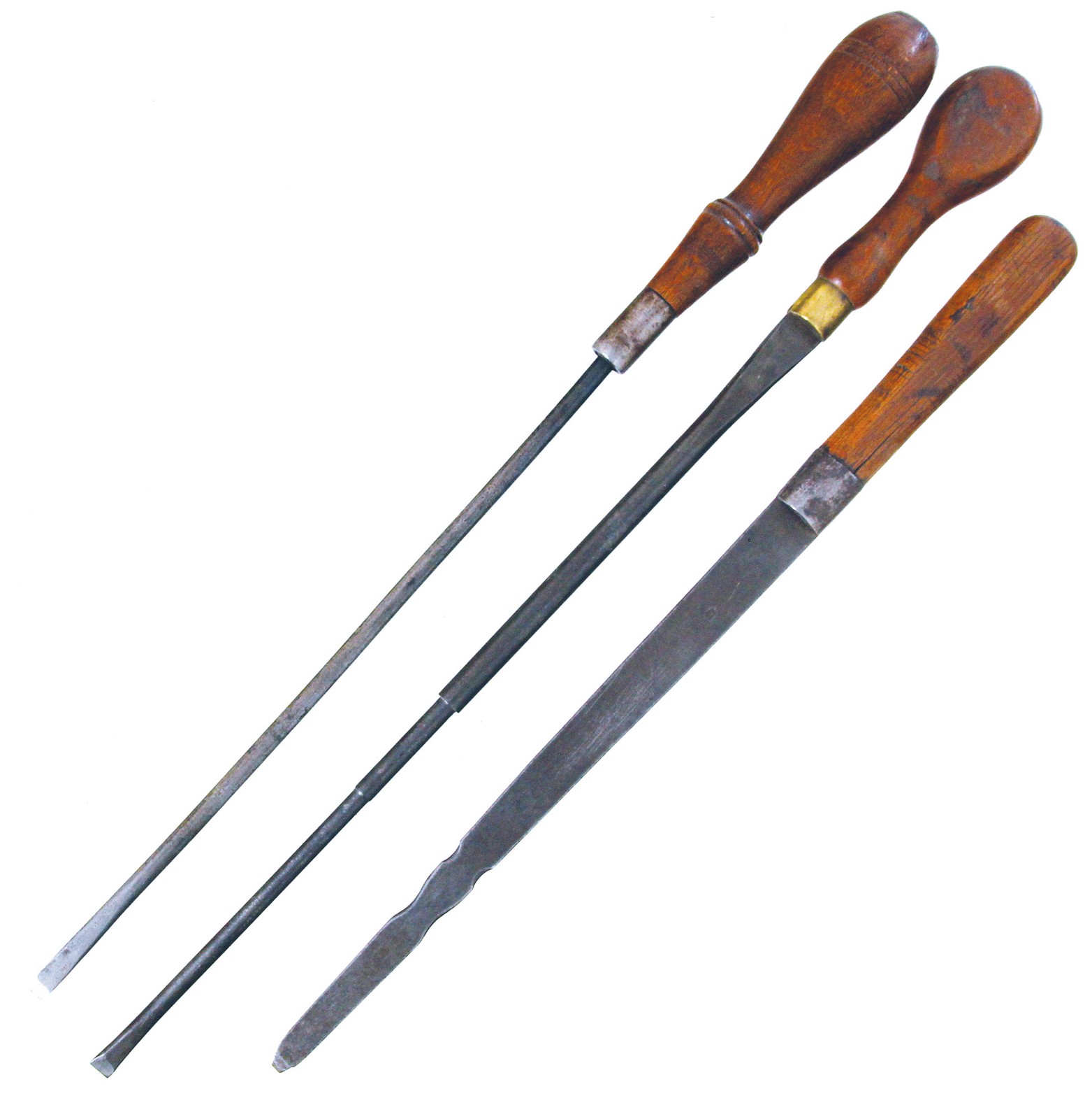 Three Extra Clean Millwright’s Screwdrivers – Extra Long Shafts – mjdtoolparts