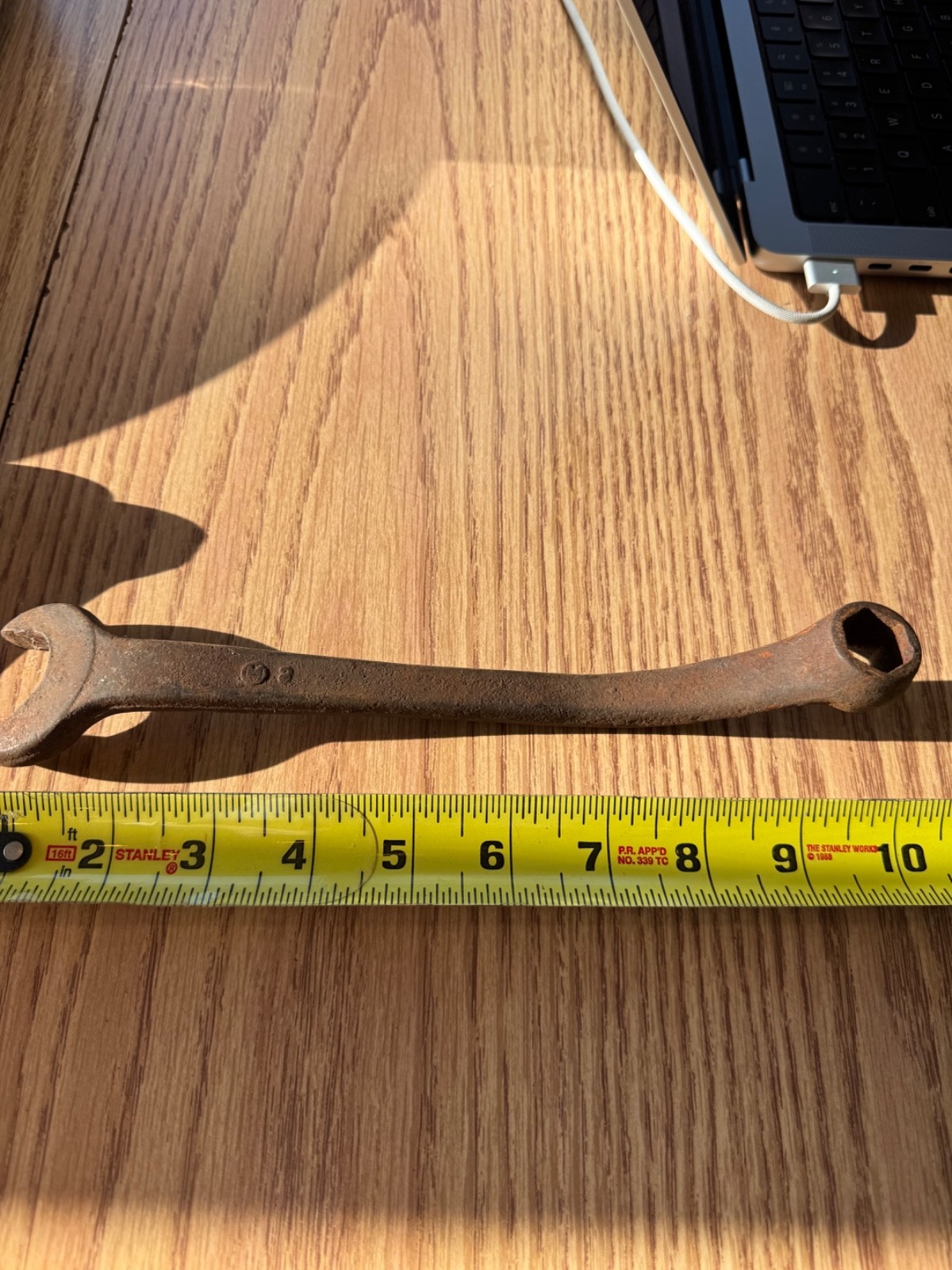 FORD USA MODEL T OFFSET COMBINATION WRENCH SPARK PLUG CYLINDER M 2