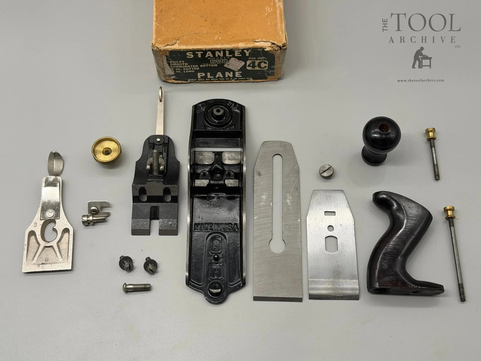 Stanley-Bailey No. 4 (Smoother) with Original Box – Sharp!