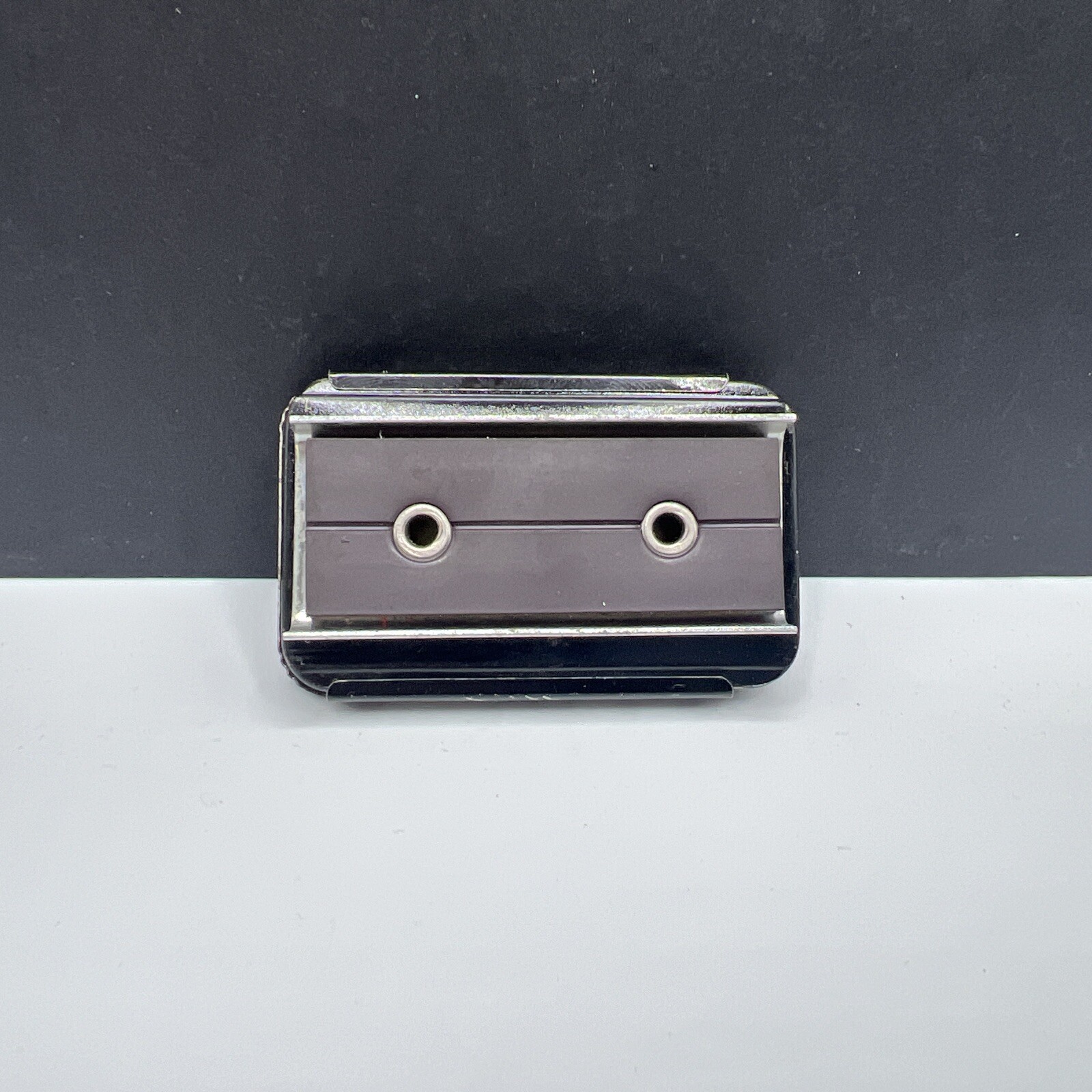 Vintage Jiffy Secret Key Magnetic Metal Container Old Made in USA-Estate Find