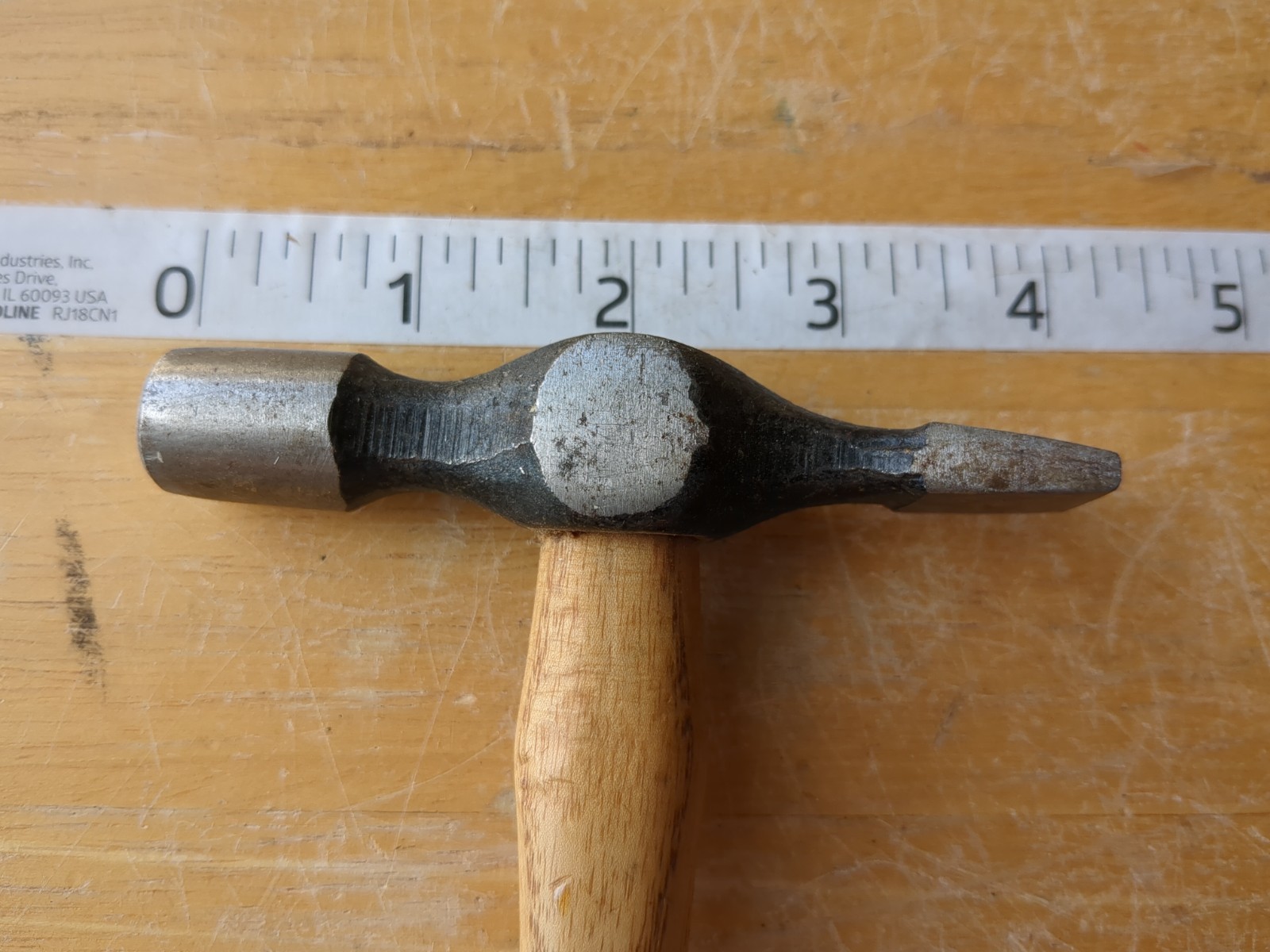 Antique Cross Peen Blacksmithing Forming Hammer