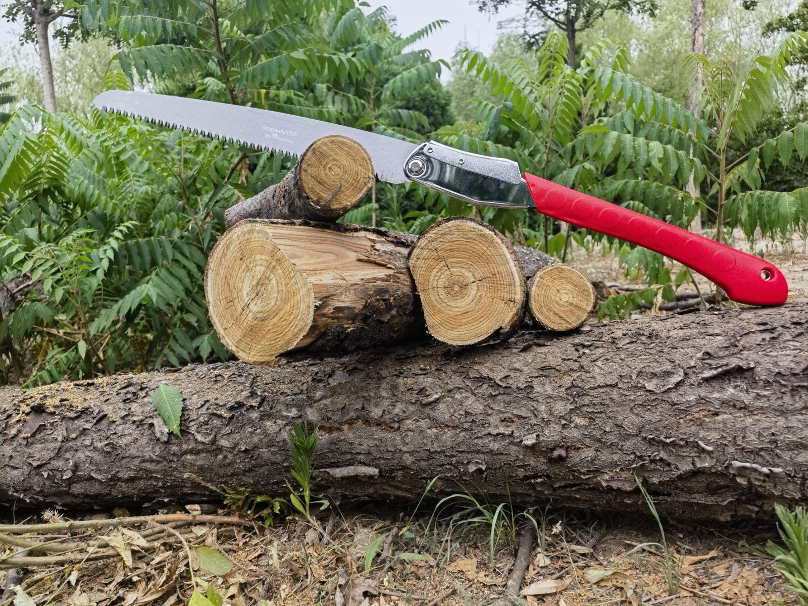 14″ Folding Saw SK5 Steel Large Hand Saw For Camping Pruning Tree Trimming Red