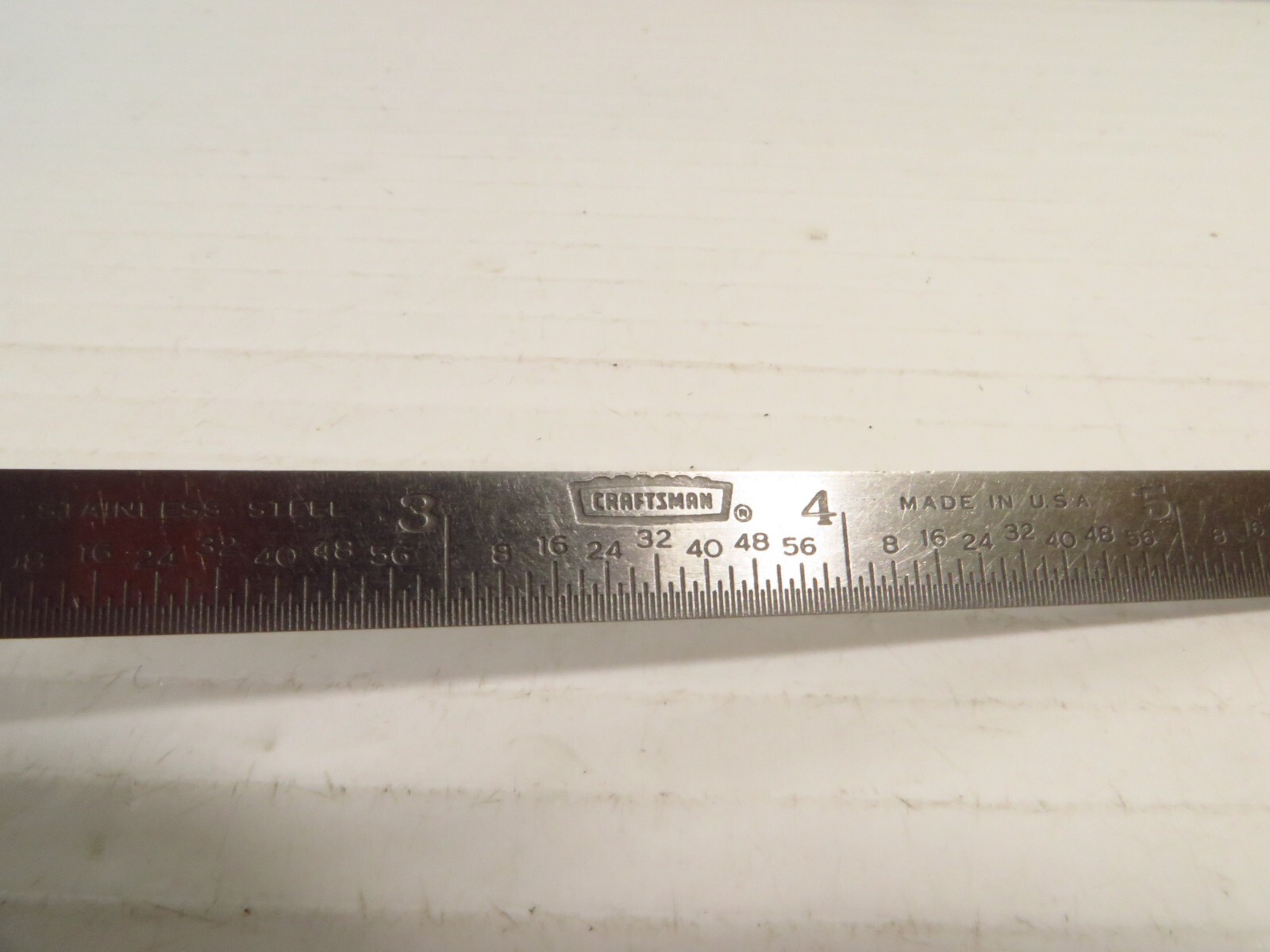 OEM Craftsman 9-4043 6″ Stainless Steel Rule, Made in USA, 32nds 64ths