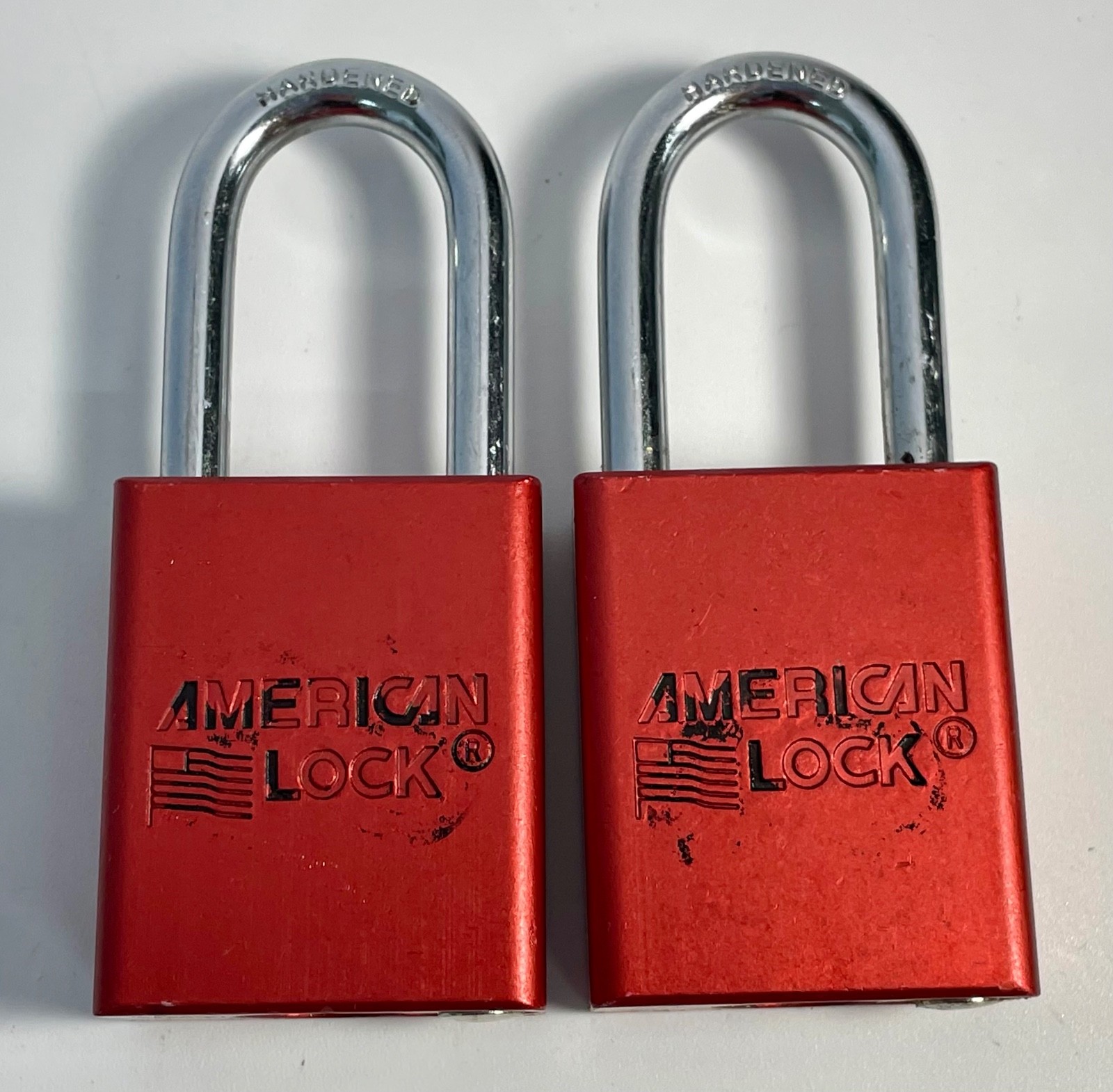 (2) American Lock Series 1100 Padlock (NO KEYS) 1542DX