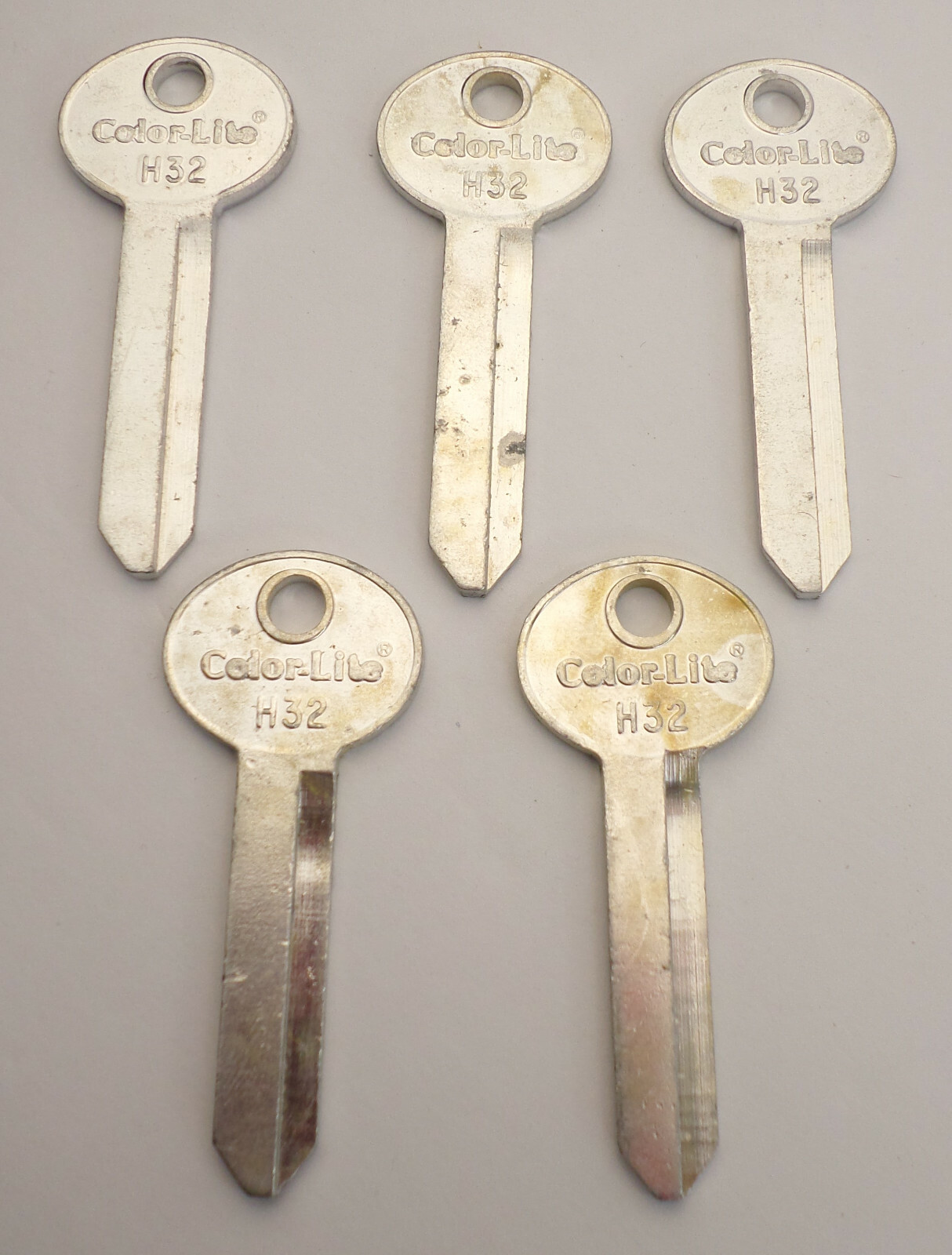 5-pcs H32 For Ford Lincoln Mercury Cole Anodized Aluminum Uncut Key Blanks