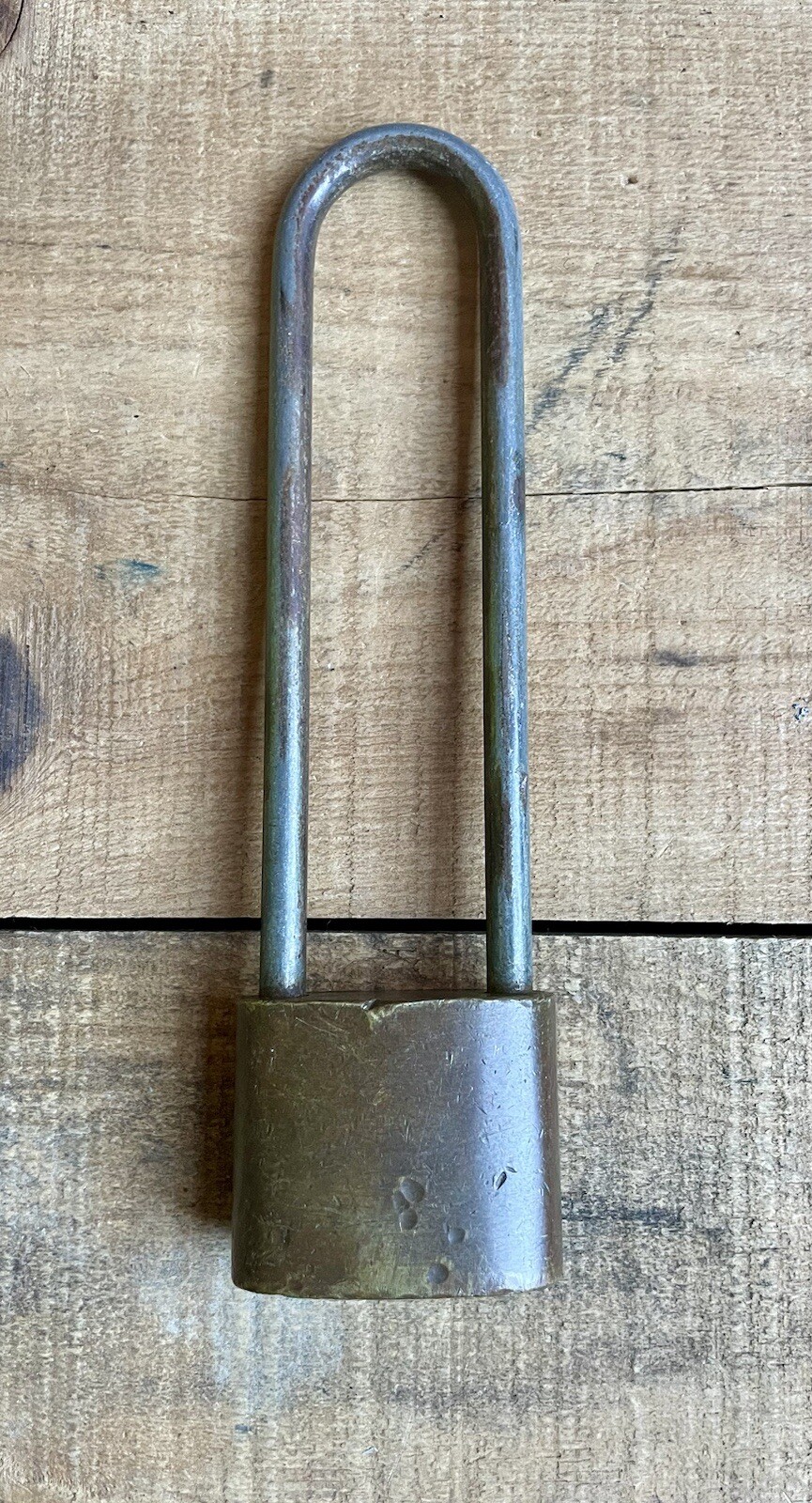 Vintage Brass “Slaymaker” Bike Padlock Locked No Key