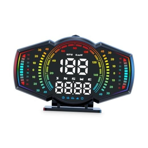 G18 Head Up Display, HUD Display for Cars Windshield, GPS Digital Speedometer