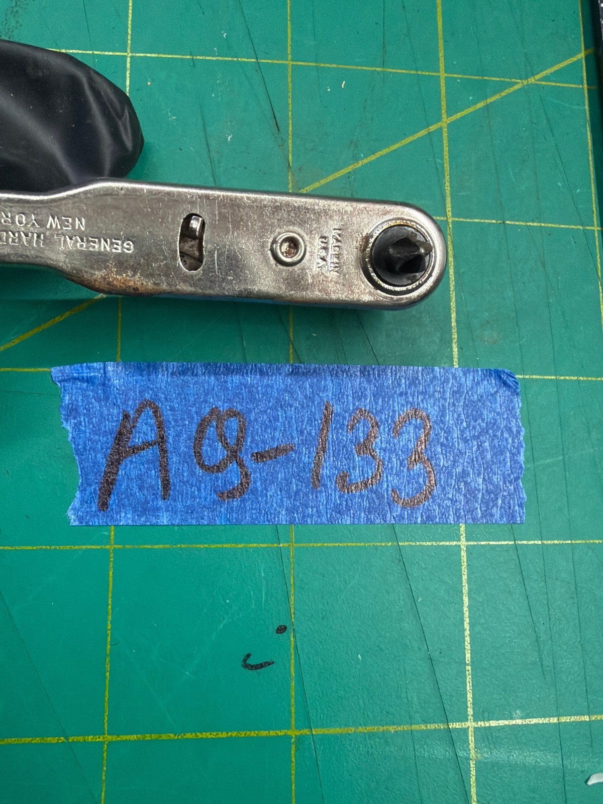 Vintage 4″ General Hardware No.807-X Ratchet Phillips Screwdriver Wrench Made US