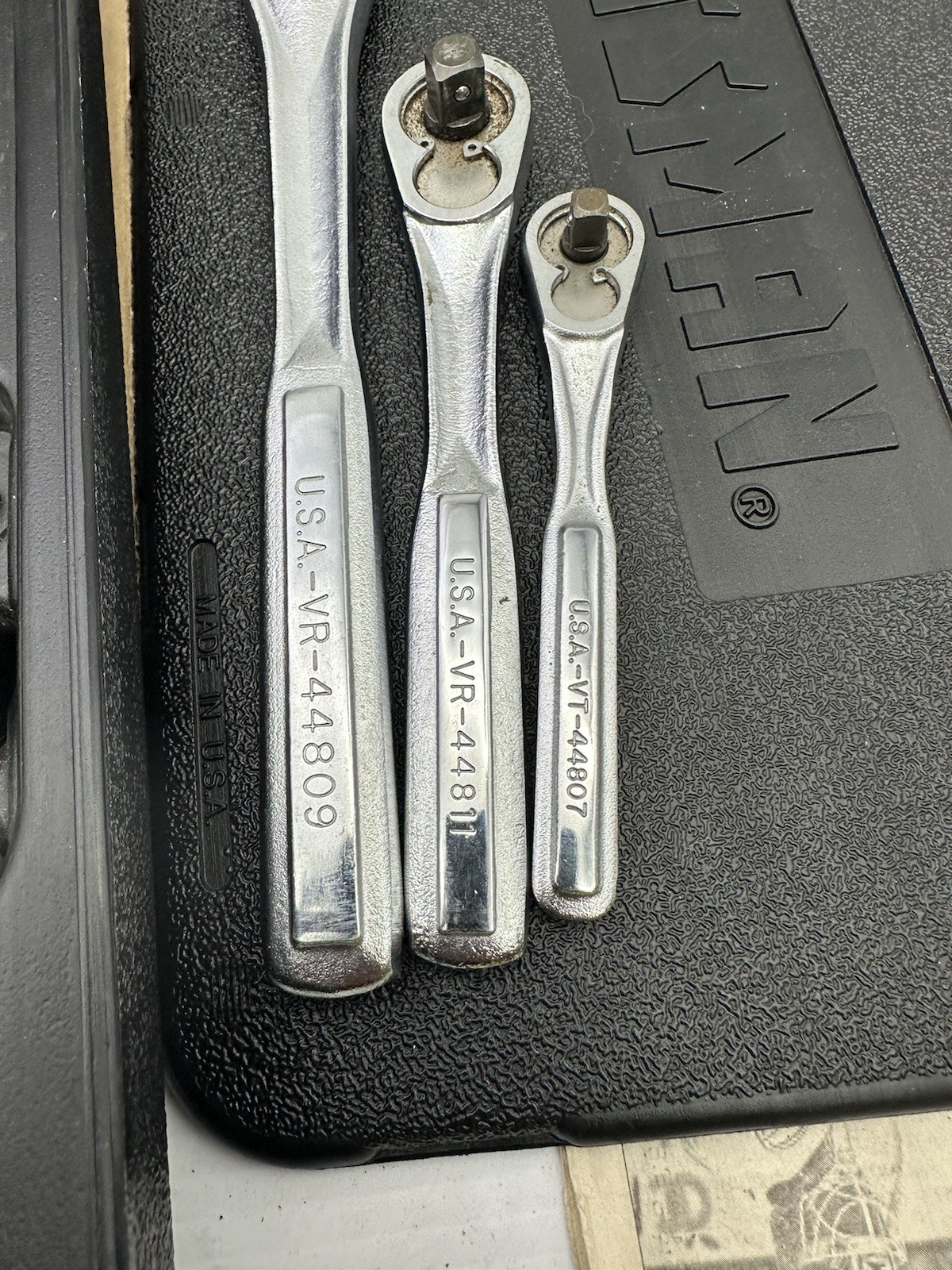 RARE Sears Craftsman USA 144pc 6 POINT MECHANICS TOOL SET 33644 Ratchet **READ**