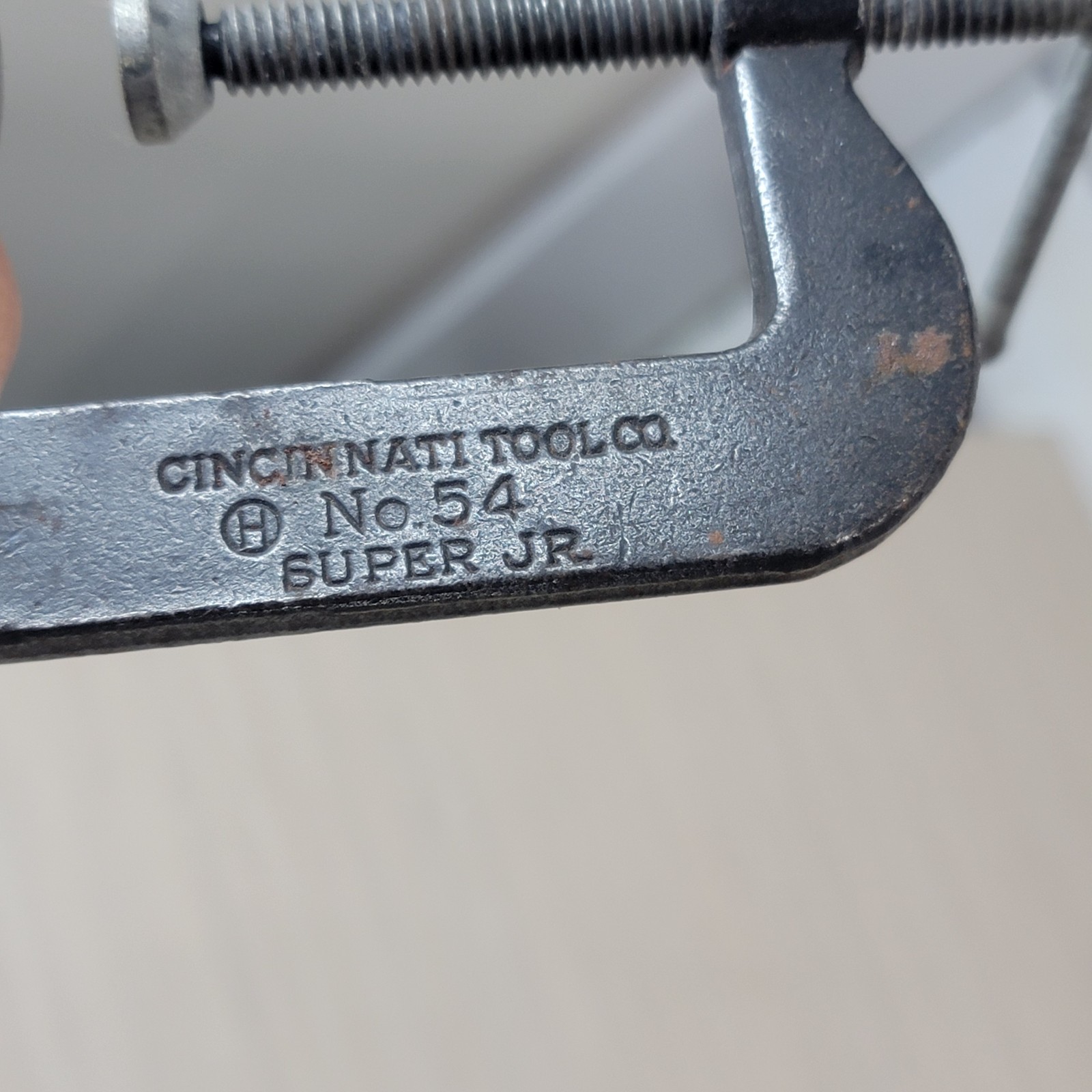 Vintage Cincinnati Tool Co C-Clamp Set No 53 54 55 56 Super Jr USA