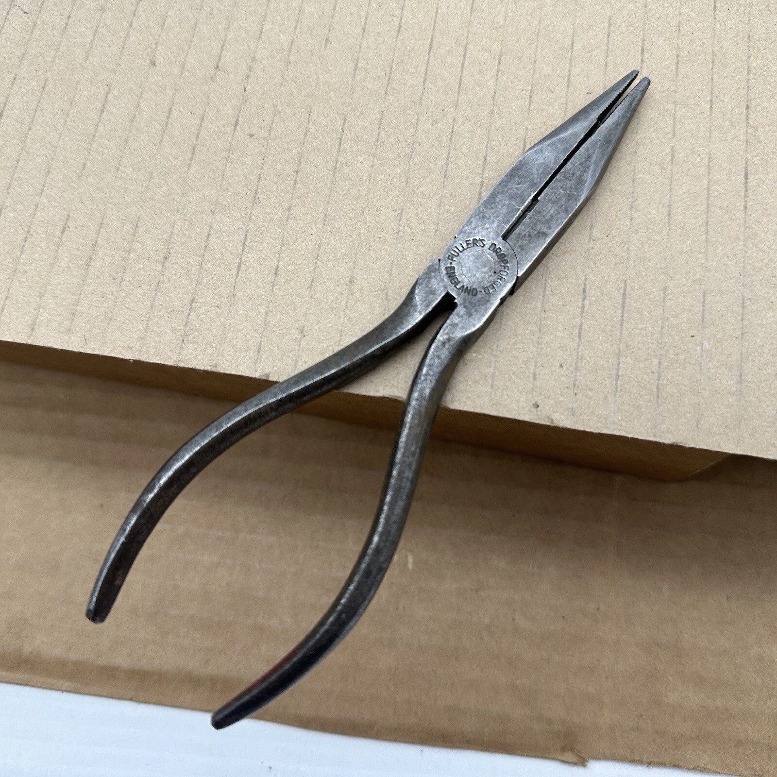 VINTAGE FULLERS 6.5″ NEEDLE NOSE PLIERS CUTTERS – MADE IN ENGLAND Good Shape