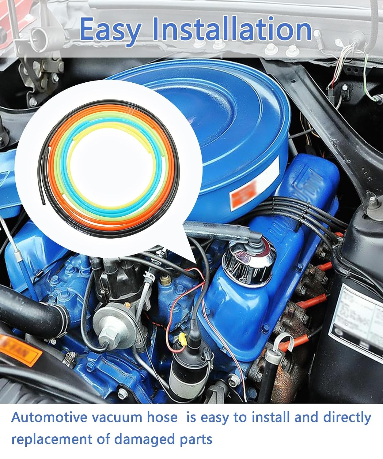 5Pcs Vacuum Line Kit Fits For Ford F-150 1992-1996,With 305w 351w Engines 5.0 5.