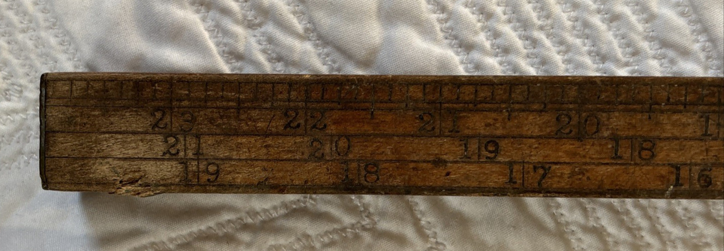 R.B. HASELTON Contoocook, NH Lumber Board Square 24″ Ruler with Eagle Mark