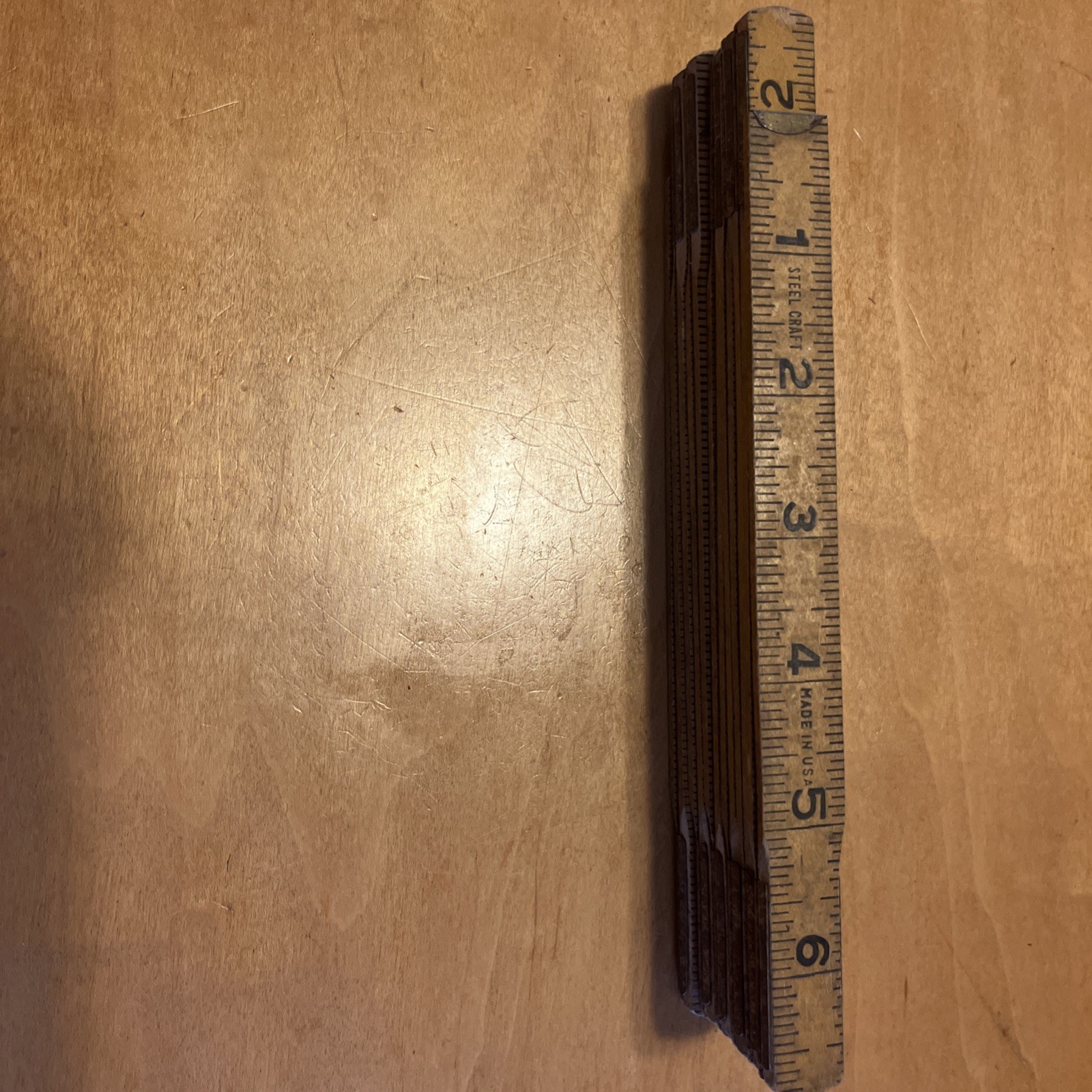 Steel craft 72” Wooden Folding Ruler