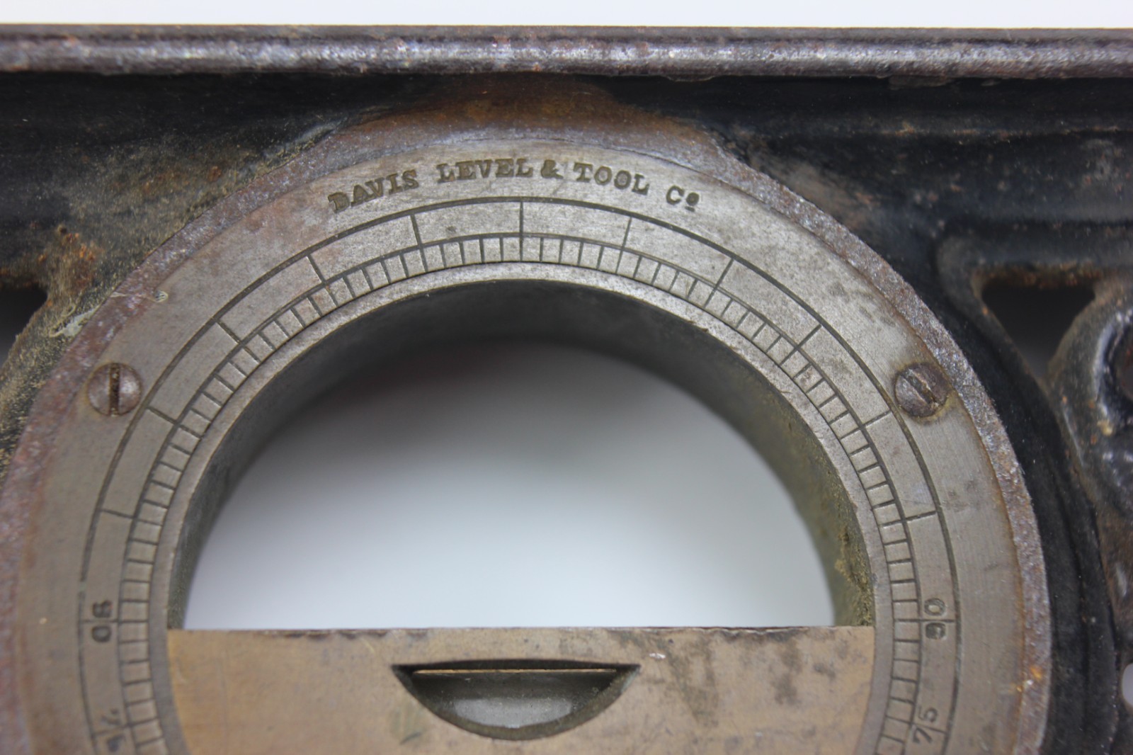 Antique DAVIS Level & Tool Co. – Pat. Sept. 27, 1867 – Filigree Cast Iron Level