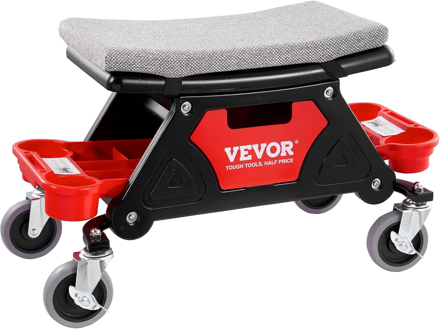 Mechanic Stool 300 LBS Capacity Garage Stool Gift for Men,Rolling Mechanics Seat