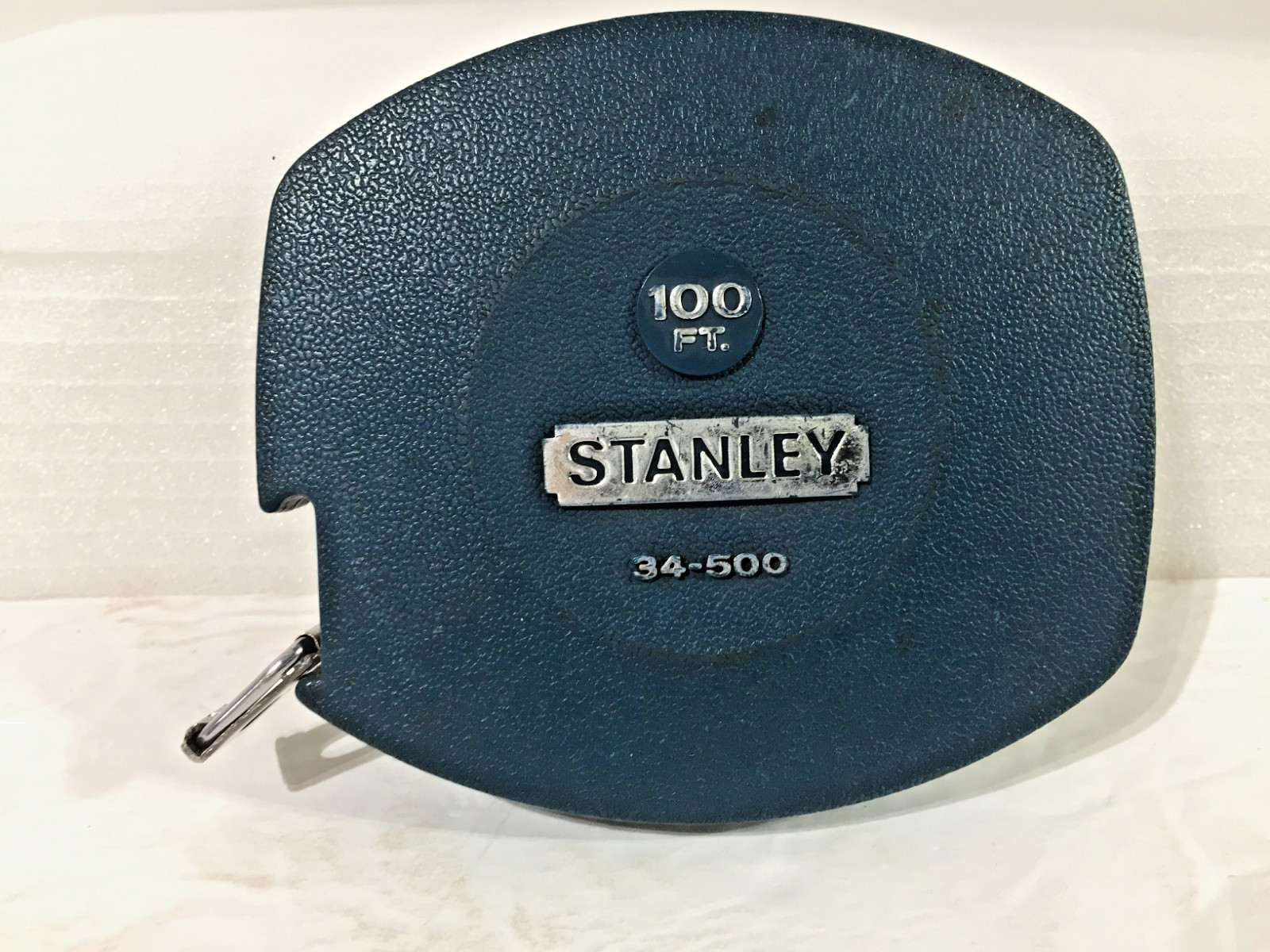 Vintage Stanley Steel Tape Measure 100 FT Model 34-500 Working!