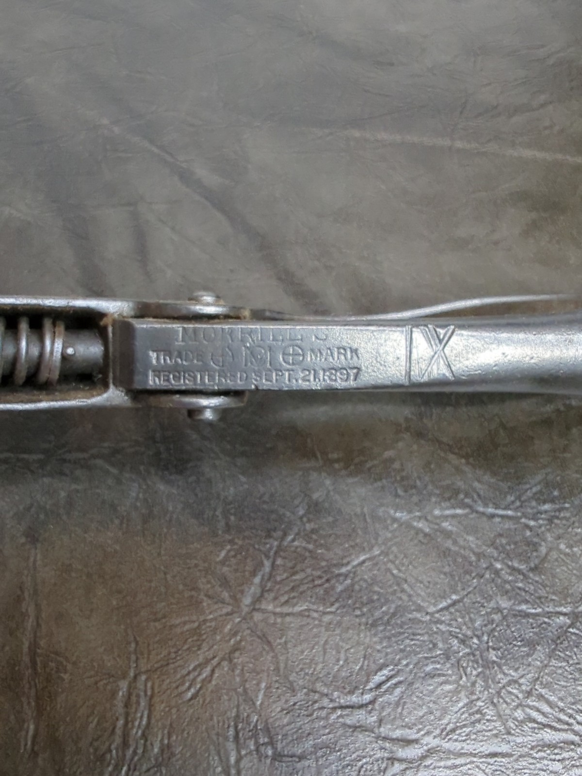 Antique Morrill USA NO. 95 Saw Set Pliers Vintage F1