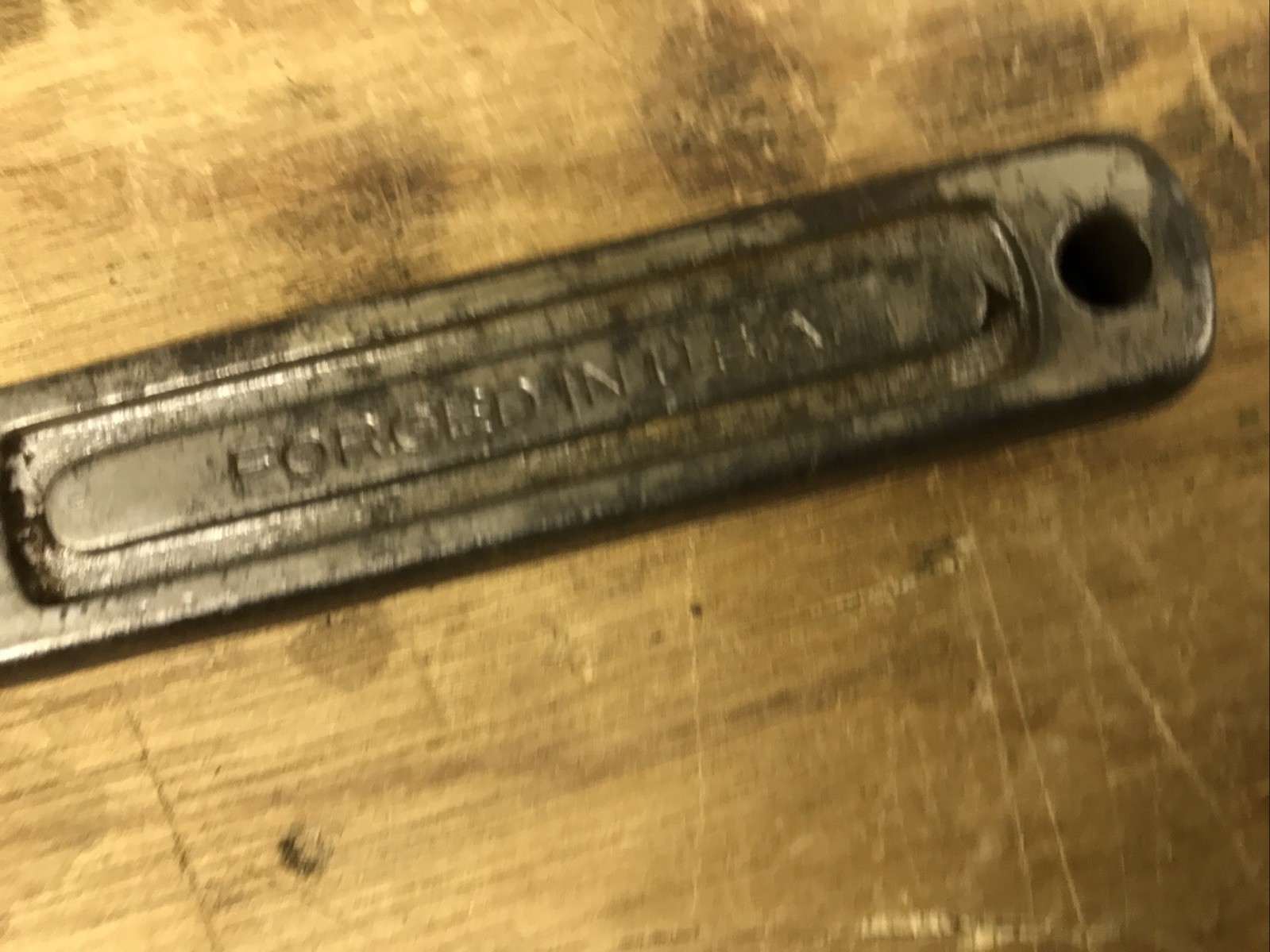 Neat Vintage Indestro Super Forged USA Ratchet #3250 1/2” Drive Reversible
