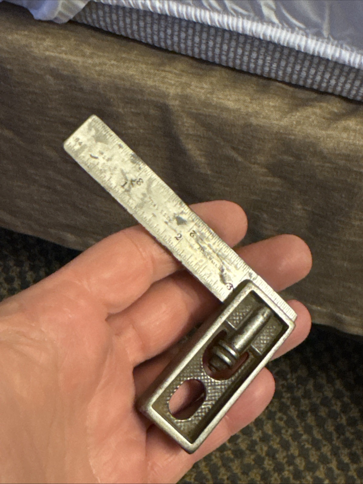 Vintage Starrett No. 13, No. 4 Grad. Machinist’s Square , 4 Inch