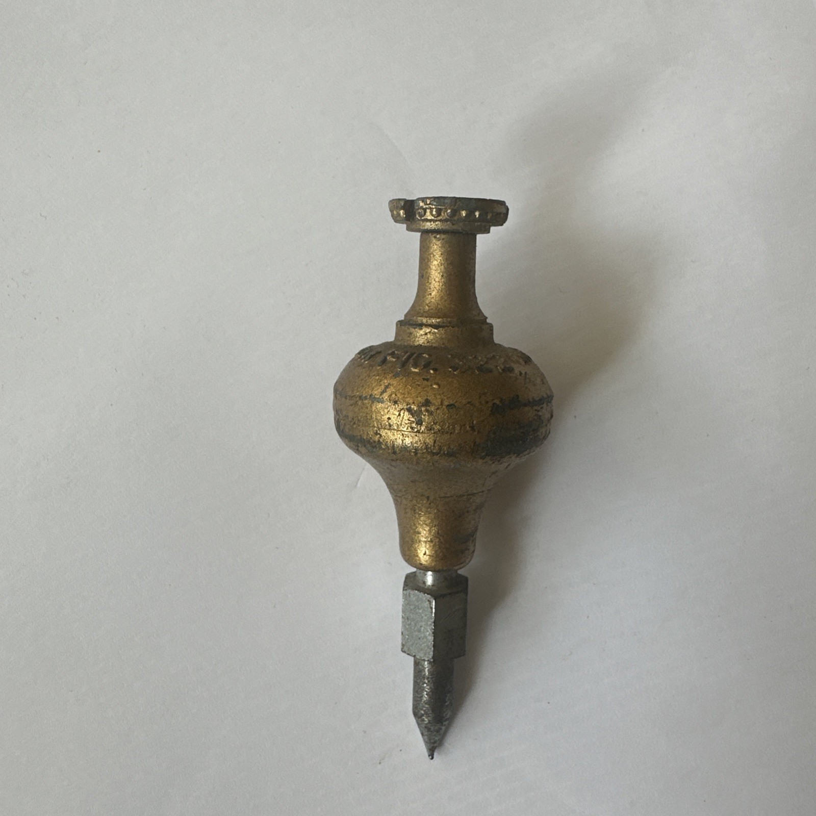 Vintage “Picador Fig 422” Plumb Bob With Steel Tip