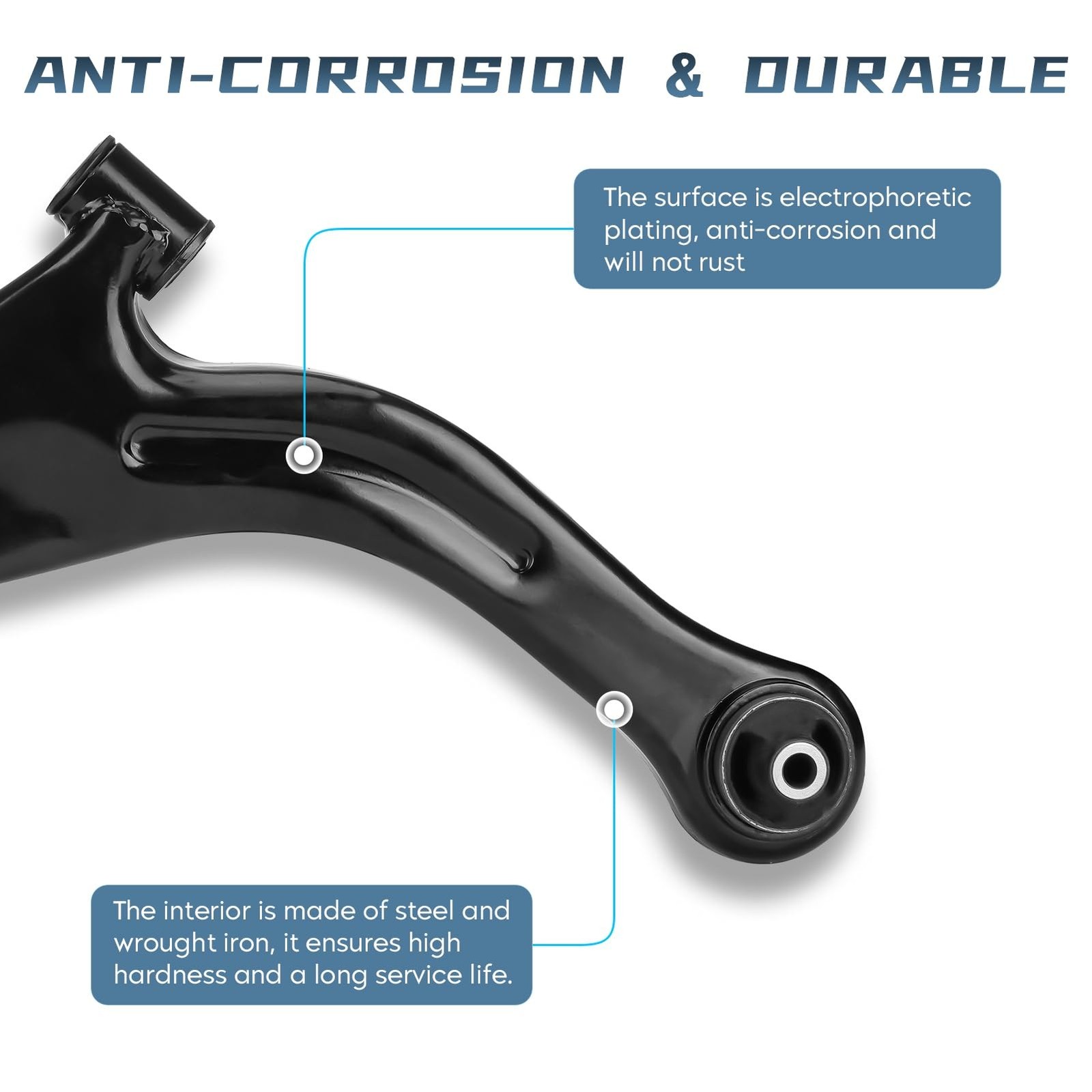 Front Lower Control Arm with Ball Joint for Ford Escape Mercury Mariner Mazda…