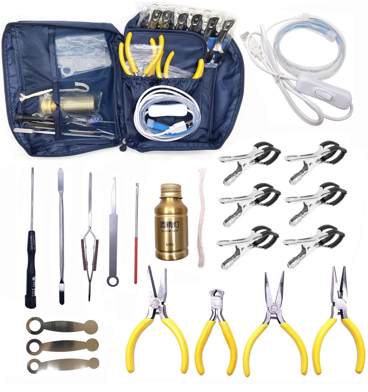 20PCS Flute Tool Kit, Professional Flute Repairing Maintenance Tool Kit with …