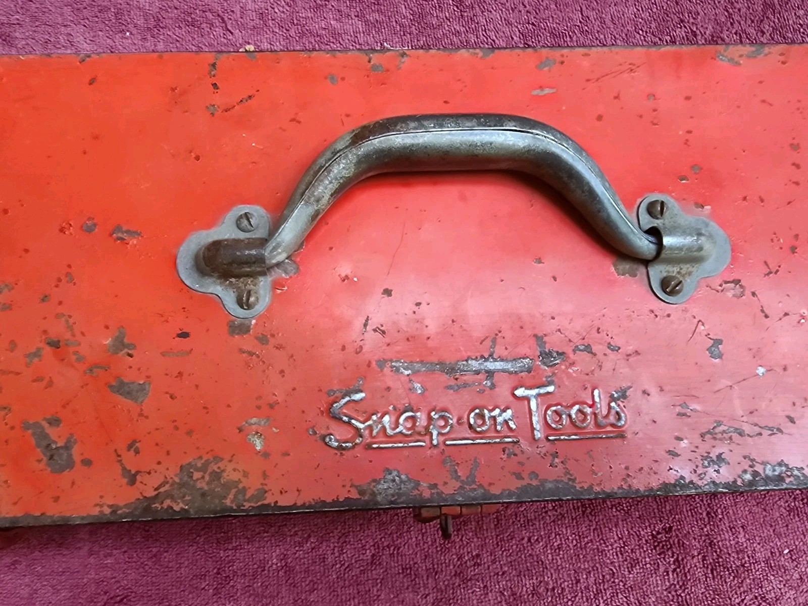 Vintage Snap-on KRA-251A Tool Box w/Tray. 18 1/2” L x 6 3/4” W x 5” T