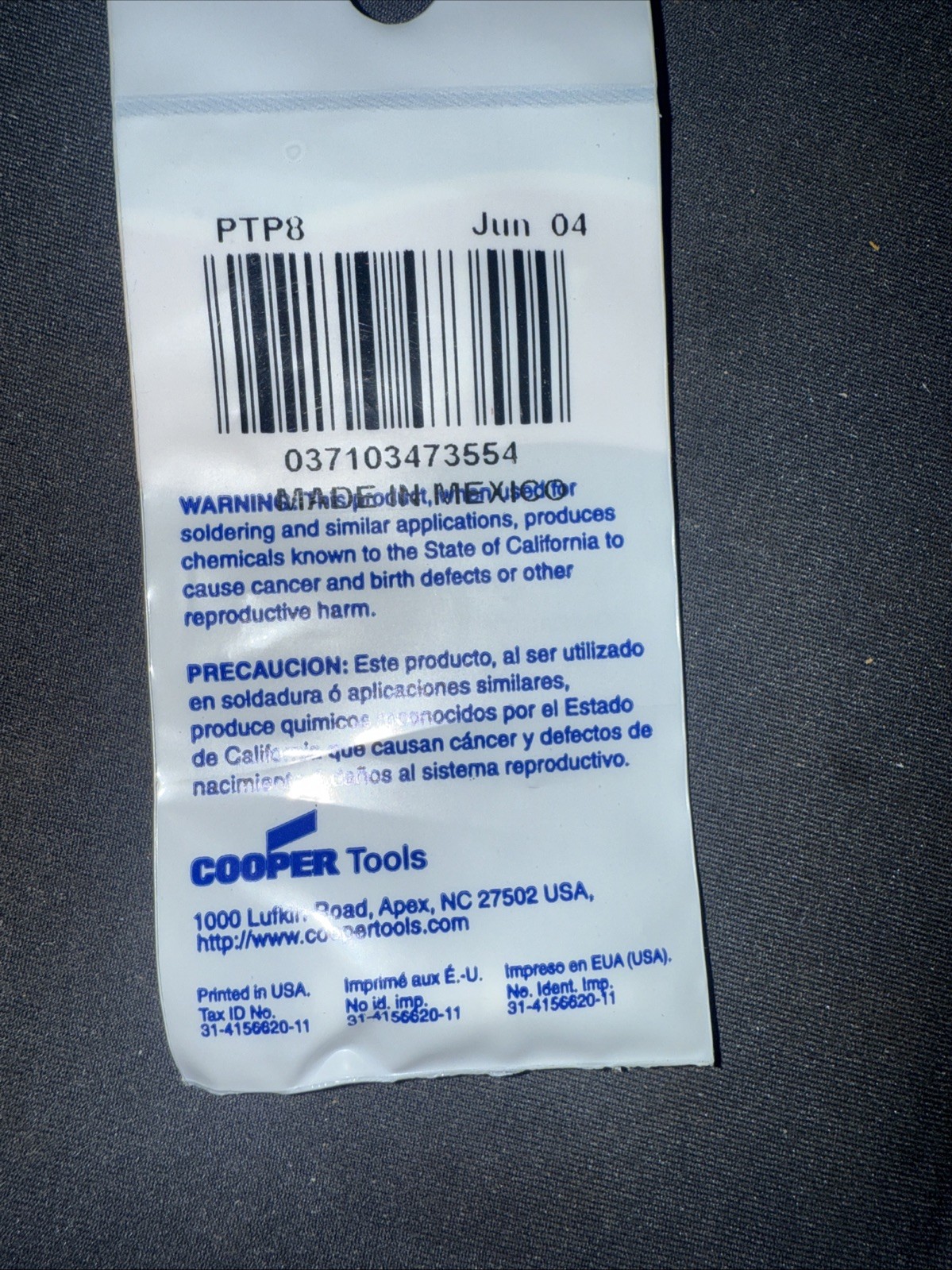 Weller PTP8 – Soldering Tip – 1/32″ x .8mm New Quantity Available