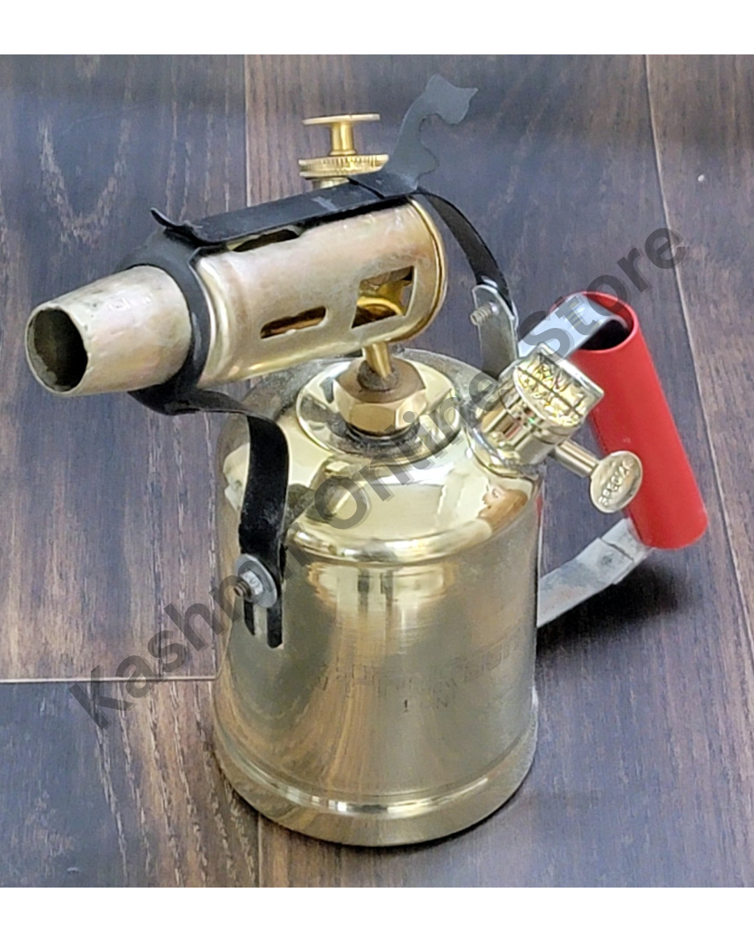 Brass Blow Torch Lamp Antique-Style – Classic Industrial Vintage Reproduction .