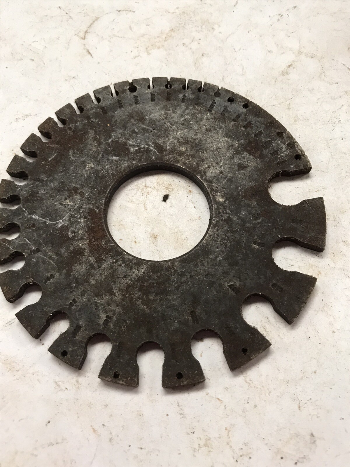 Vintage L. S. Starrett Co Athol, Mass USA American Standard Wire Gauge No 281