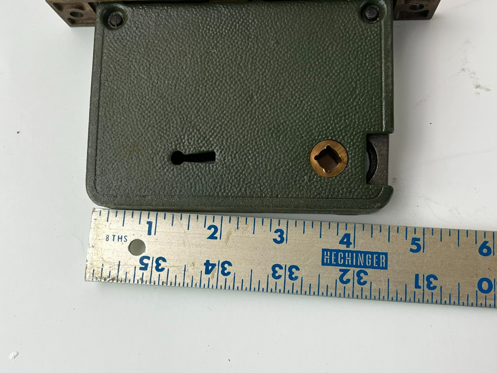 Vintage New old stock E Z Mortise Lock Rim Dead bolt 6″ Face Plate Strike E-Z