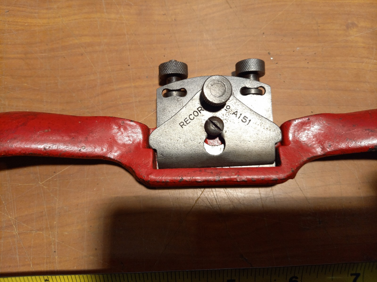 Vintage Record No A151 Spoke Shave, Flat Sole, Ex Vint Cond