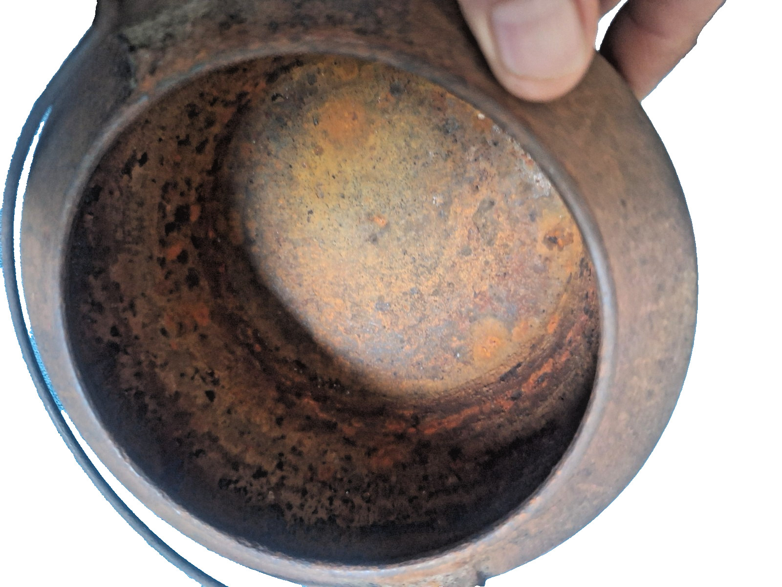 Antique Marietta PA Cast Iron Smelting Glue Pot #1 Cauldron Vintage
