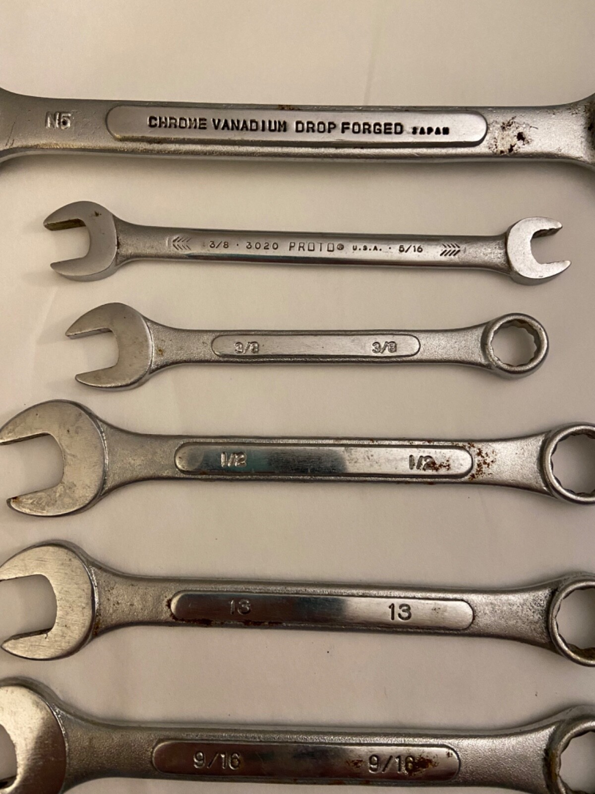 SALE! Assorted wrenches combination wrenches socket wrenches see pic’s 80 pieces