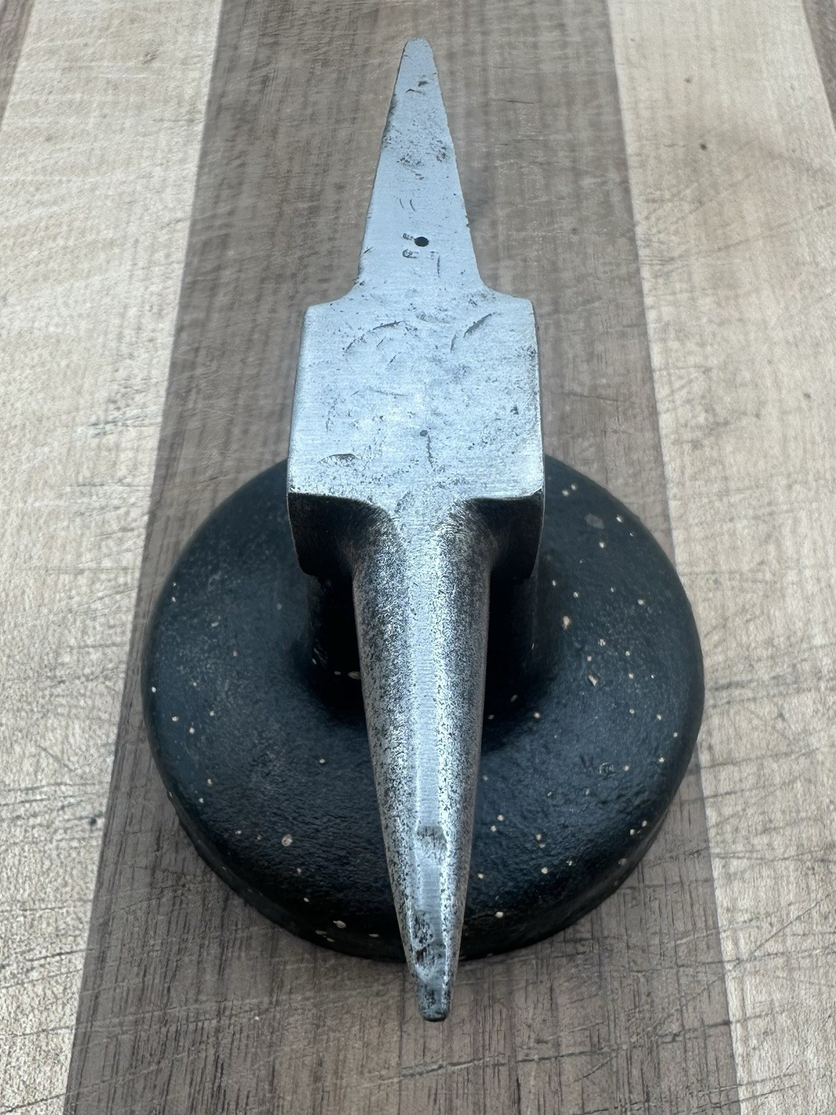VINTAGE ARROW MINI DOUBLE HORN ANVIL JEWELERS GUNSMITH SILVERSMITH LONG HORN