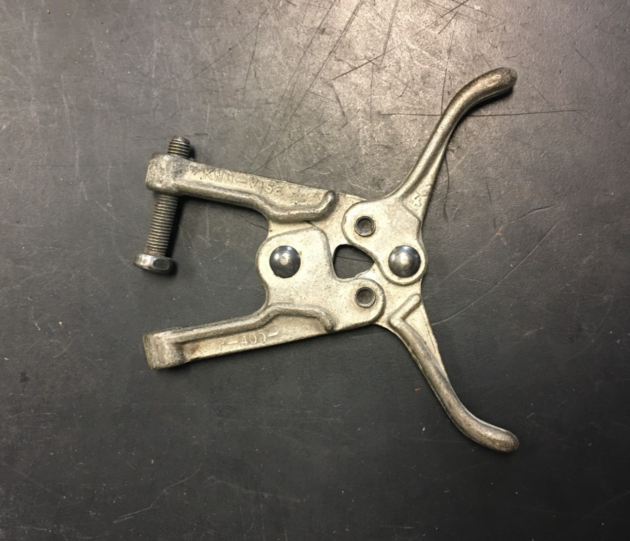 Knu-Vise 5″ P-400, Hand Adjustable Welding Vise Clamp Tool, USA