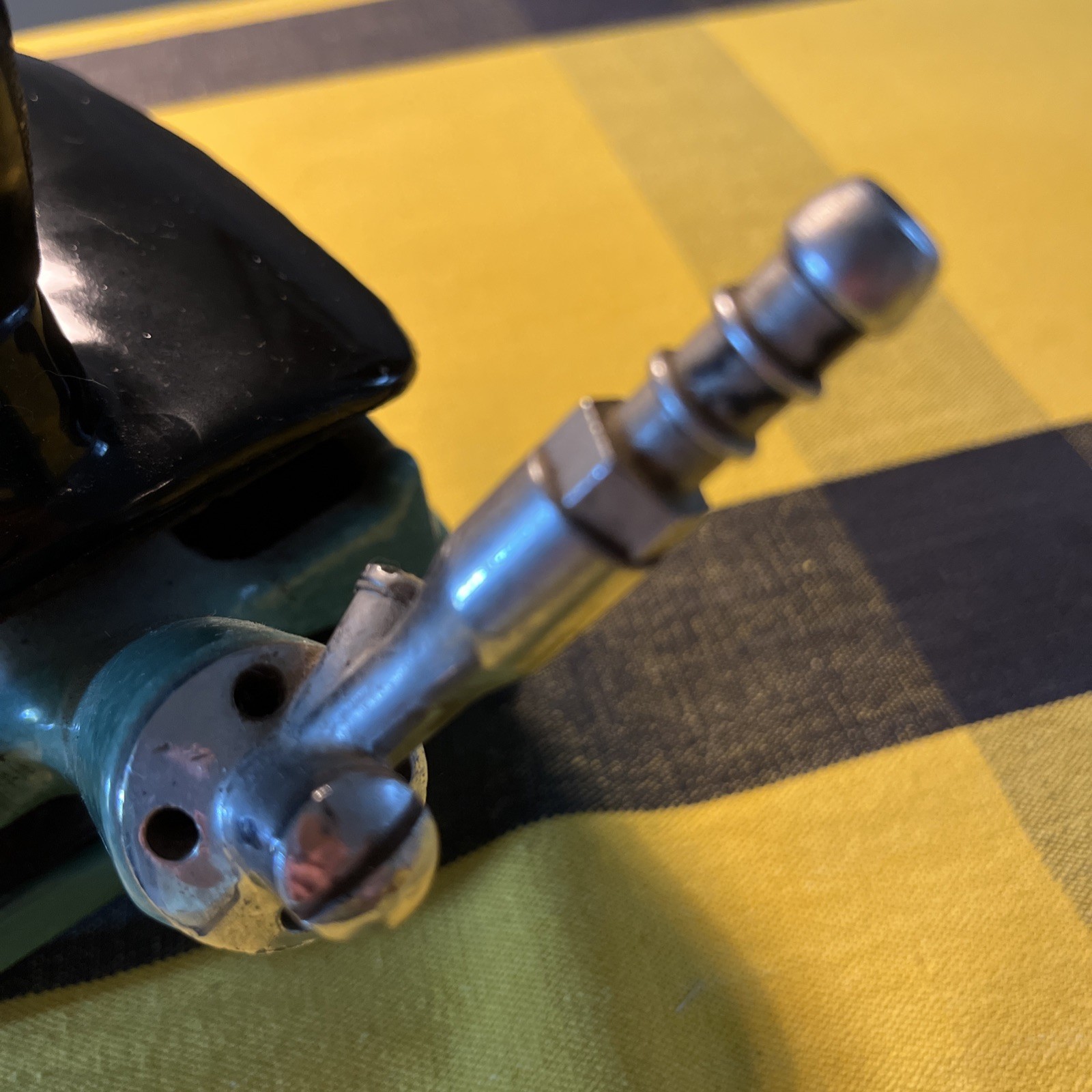 Vintage THE RHYTHM No. 375U Gas Iron Collectible 11x5x6″