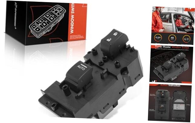 Power Window Switch Compatible with Honda Pilot 2011, FWD, Replace#