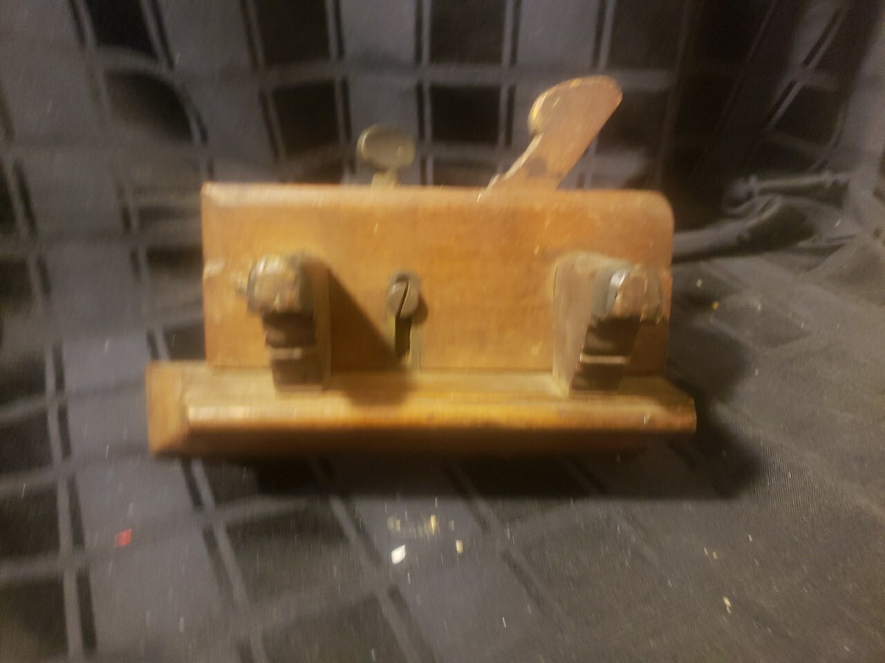 A.Mathieson & Son Glasgow wooden plow plane Brass