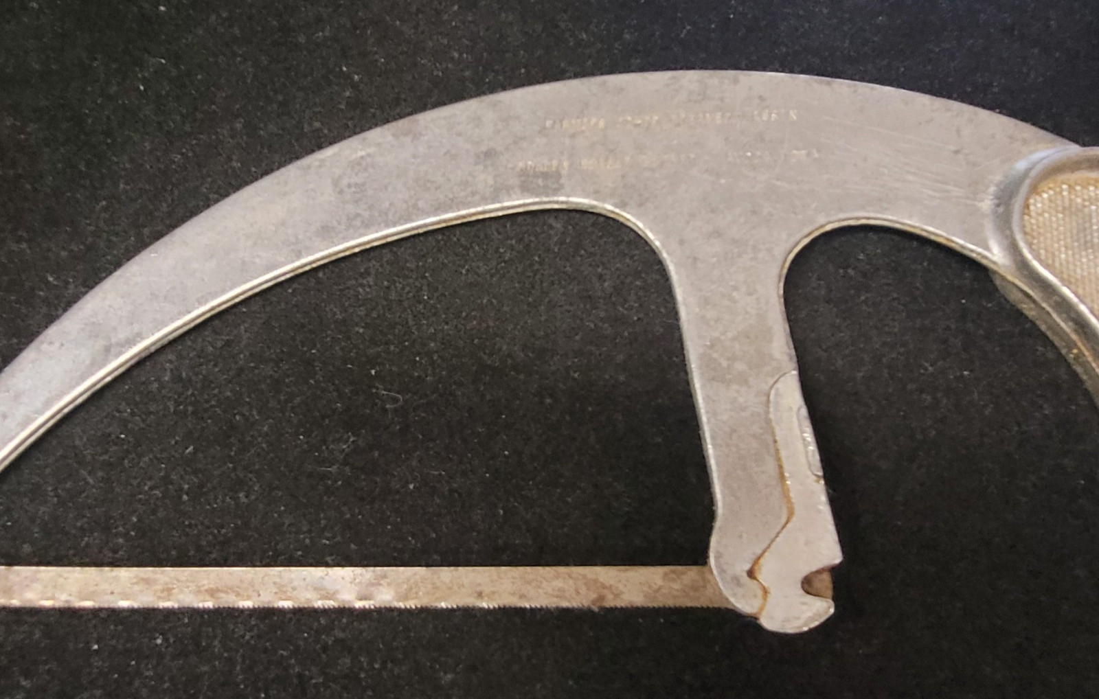 Farmers CO OP Creamery Ass’n Golden Nuggey Butter Avoca IA MH aluminum saw