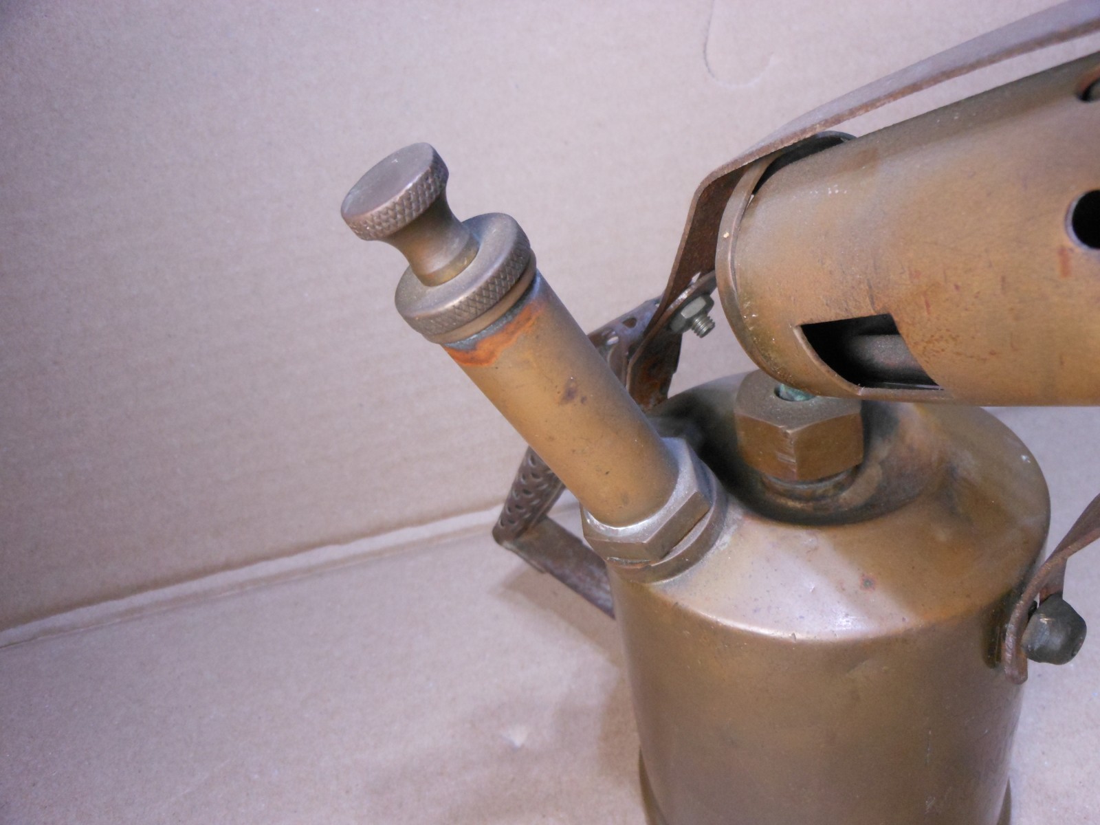 Vintage / Antique Brass Blow Torch Monitor British Made No. 26 Paraffin Only
