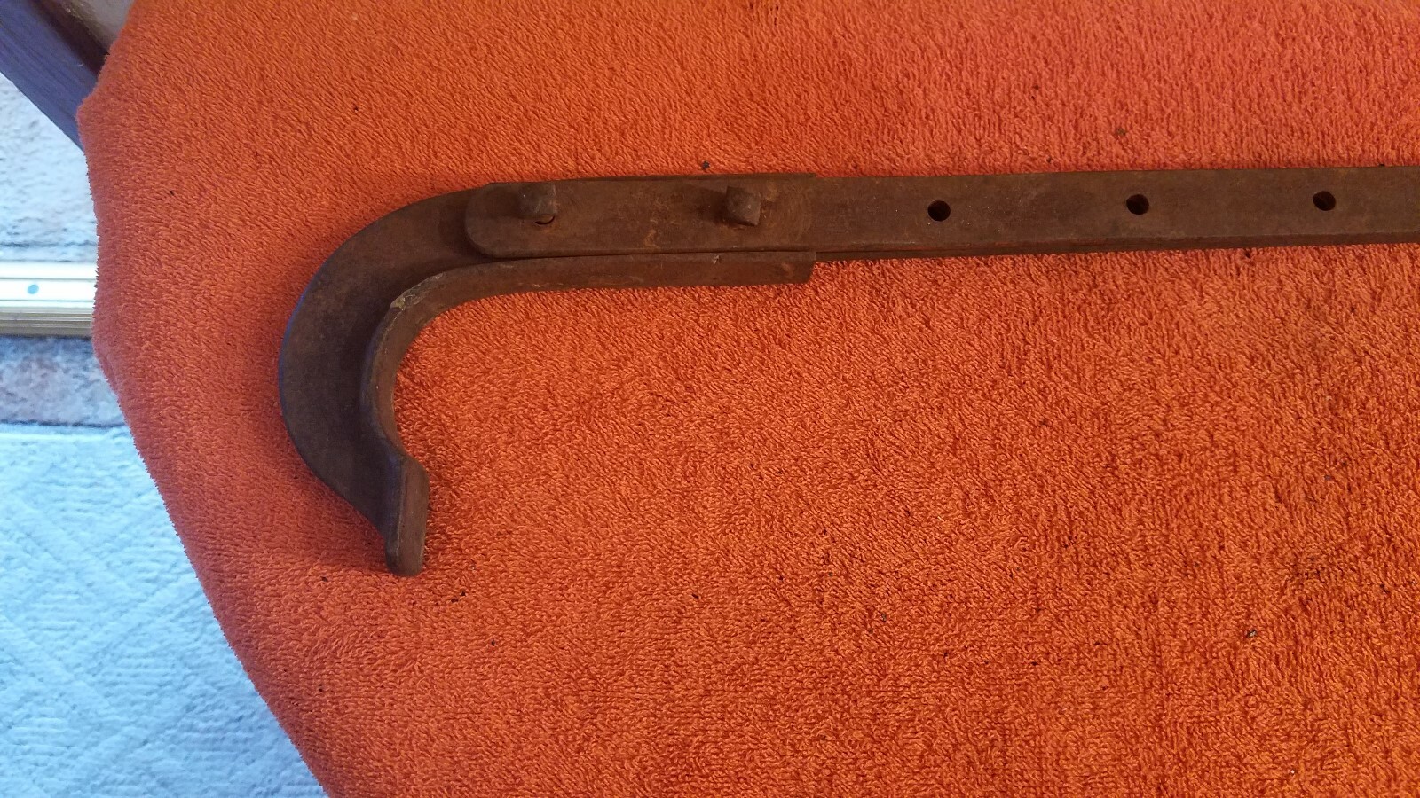 Modified C-Clamp Cut In Half w/Extender Bars 15″-20″ Capacity Vintage Tool